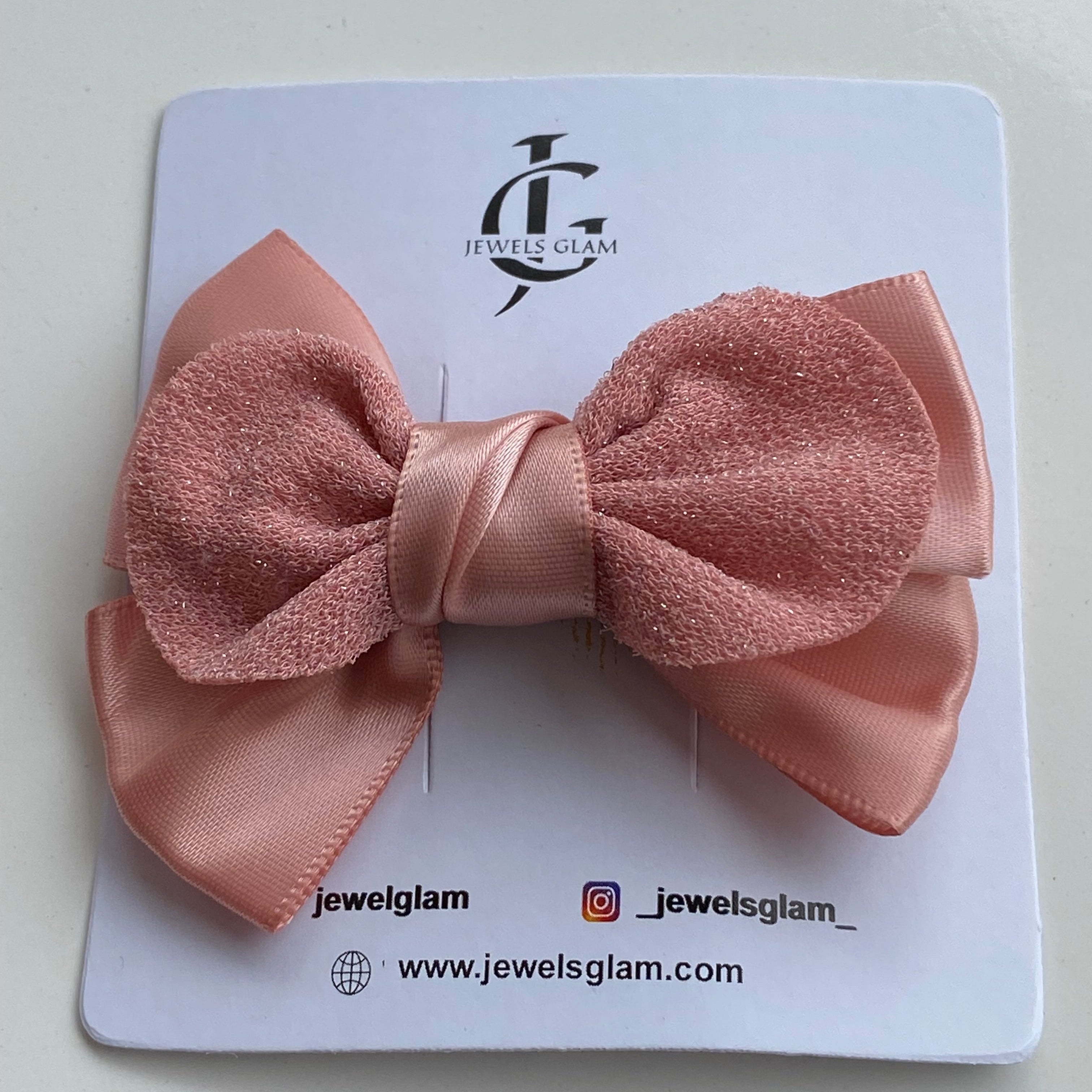 Elegant Black Double Bow Hair Clip