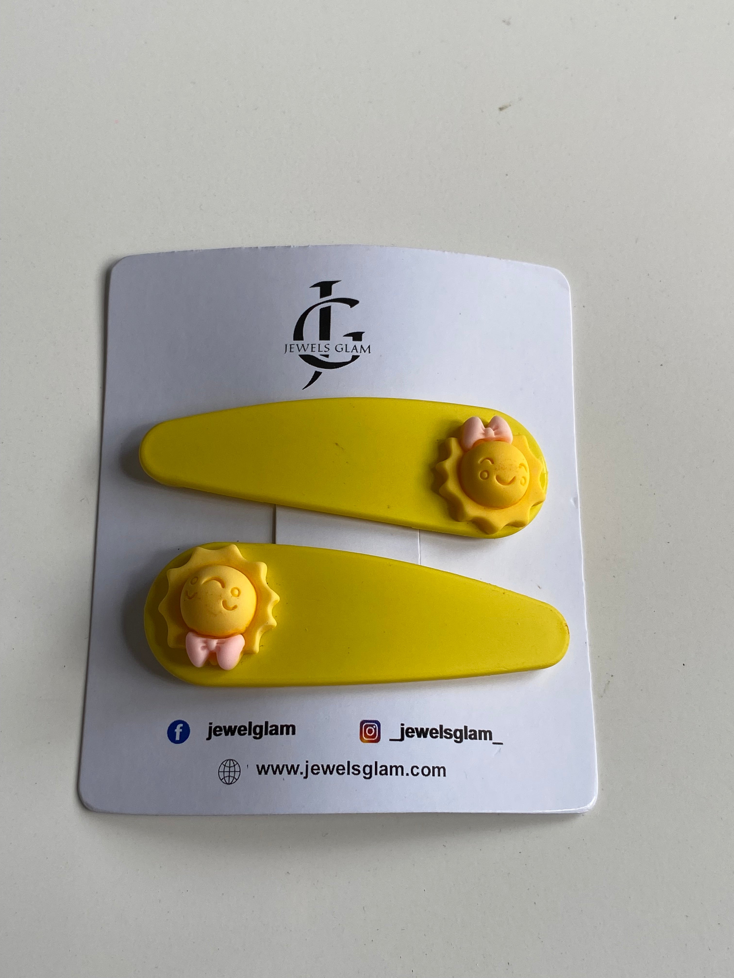 Adorable Character Hair Snap Pins (Pair)