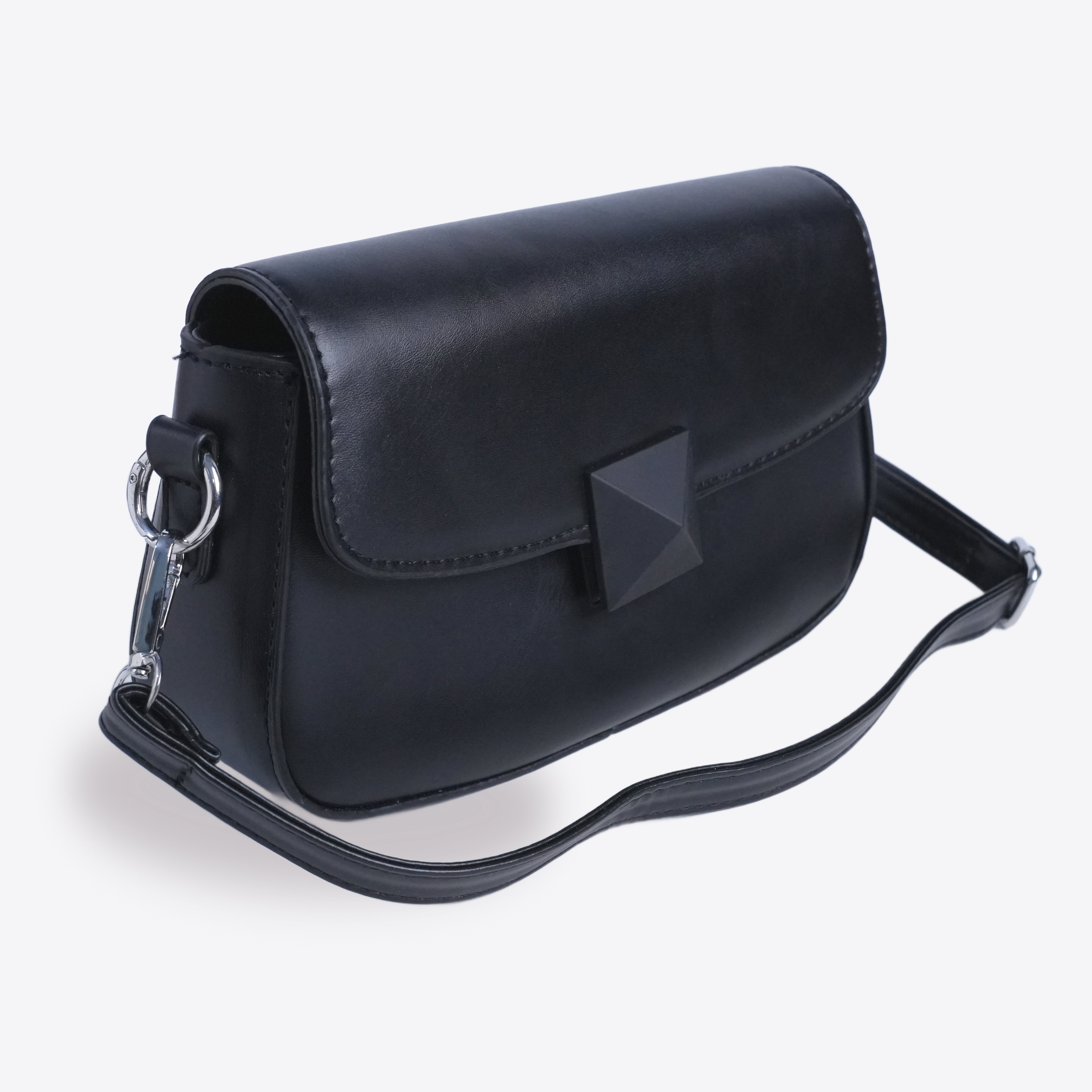 Mini Black Leather Bag