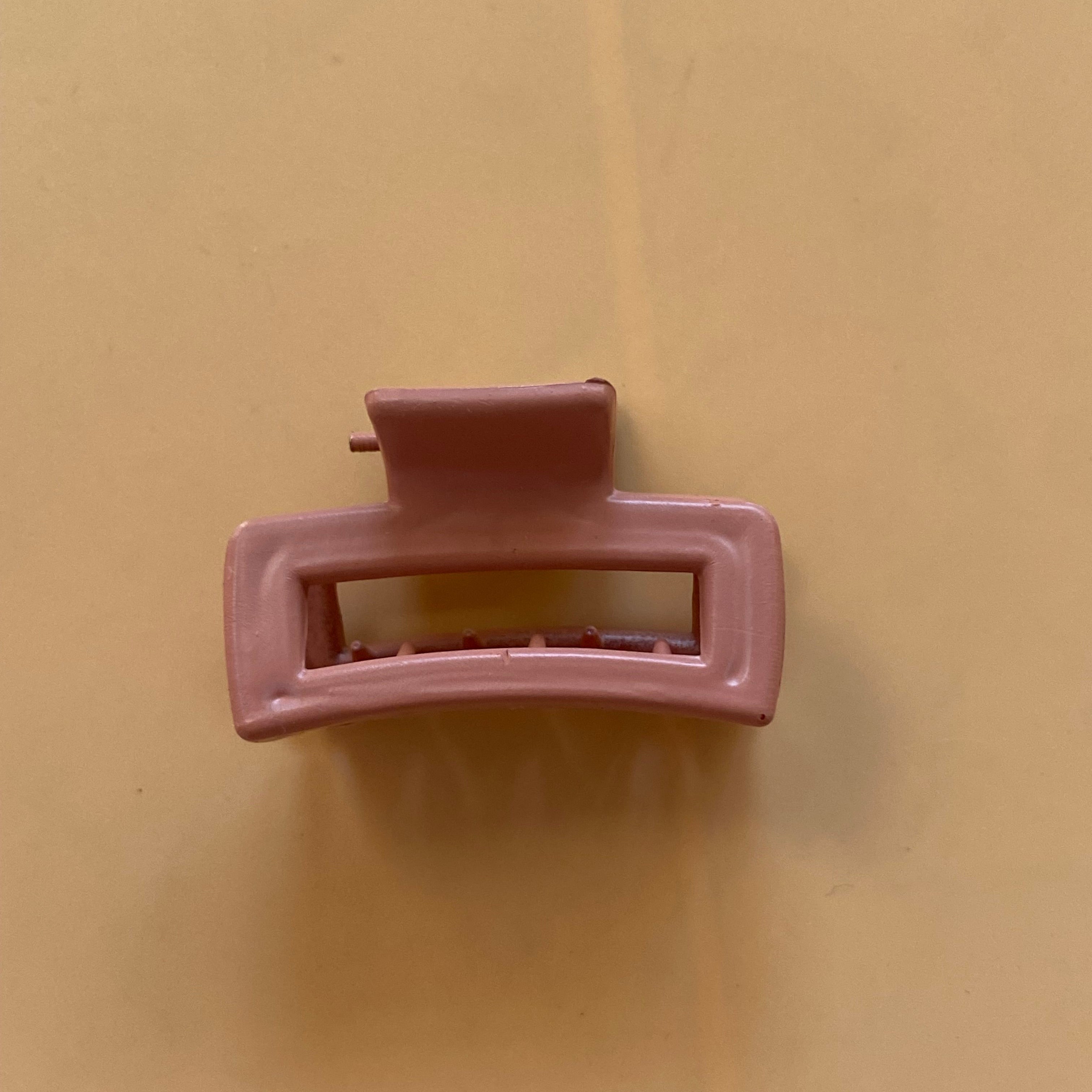 Compact Blue Hair Claw Clip (small)