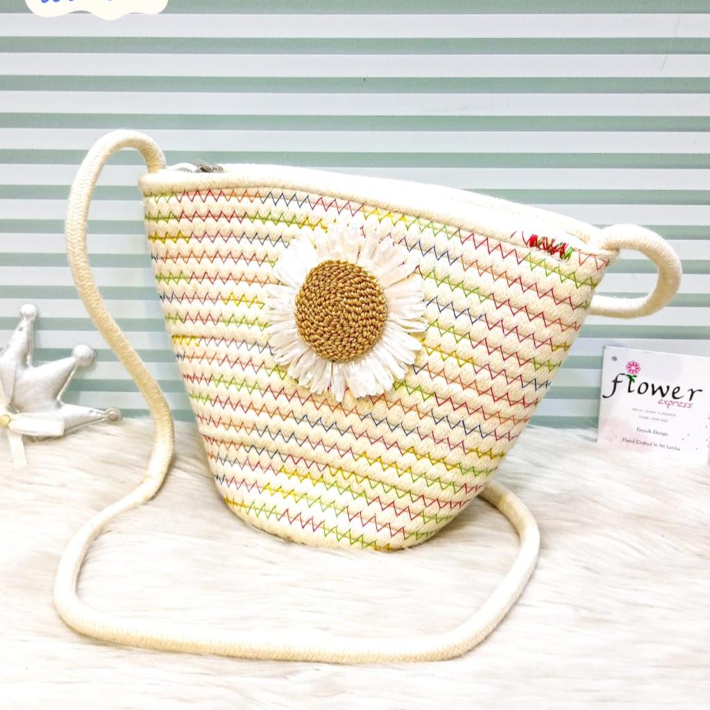 Cream Purse Sunflower