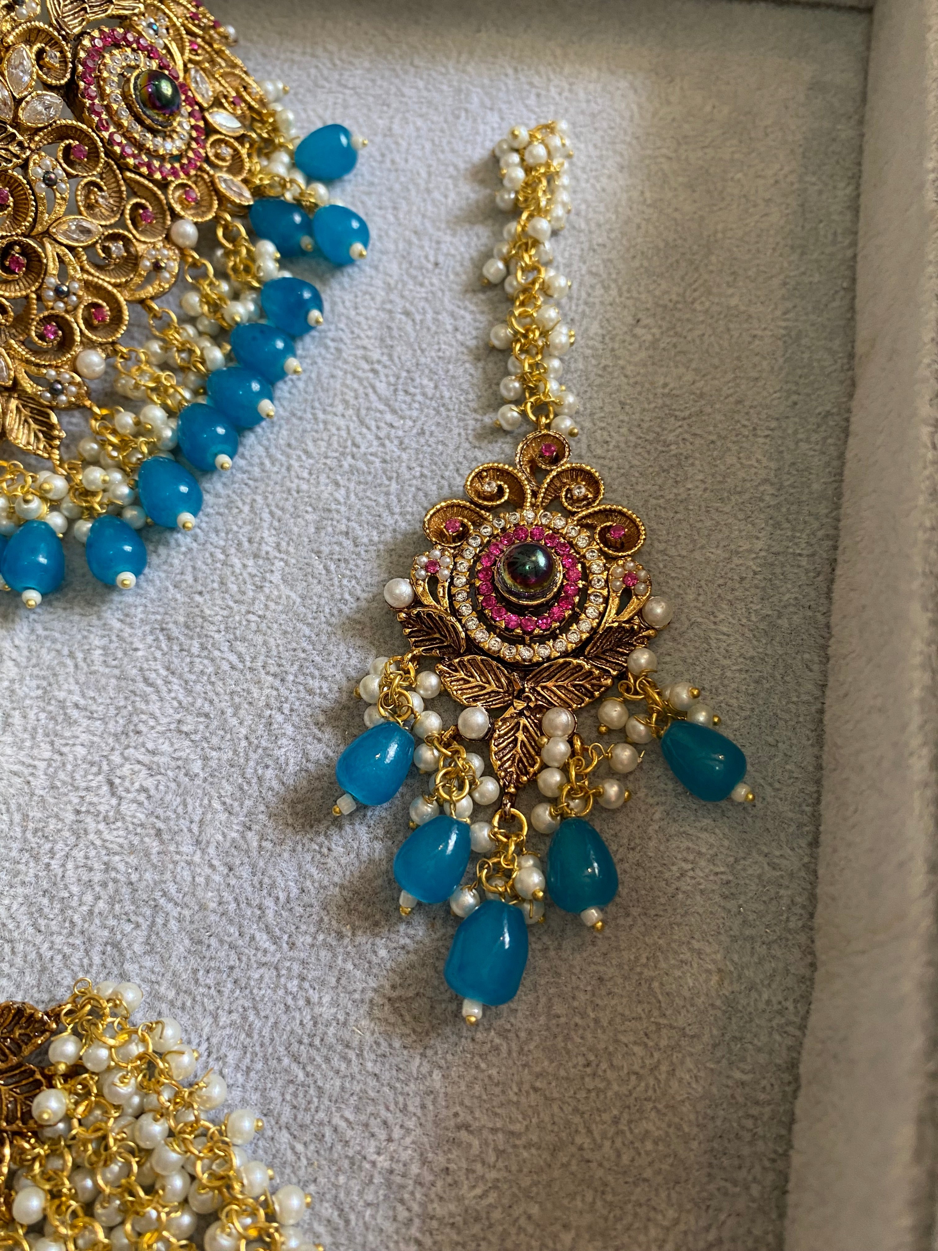 Blue Elegance Bridal Jewelry Set