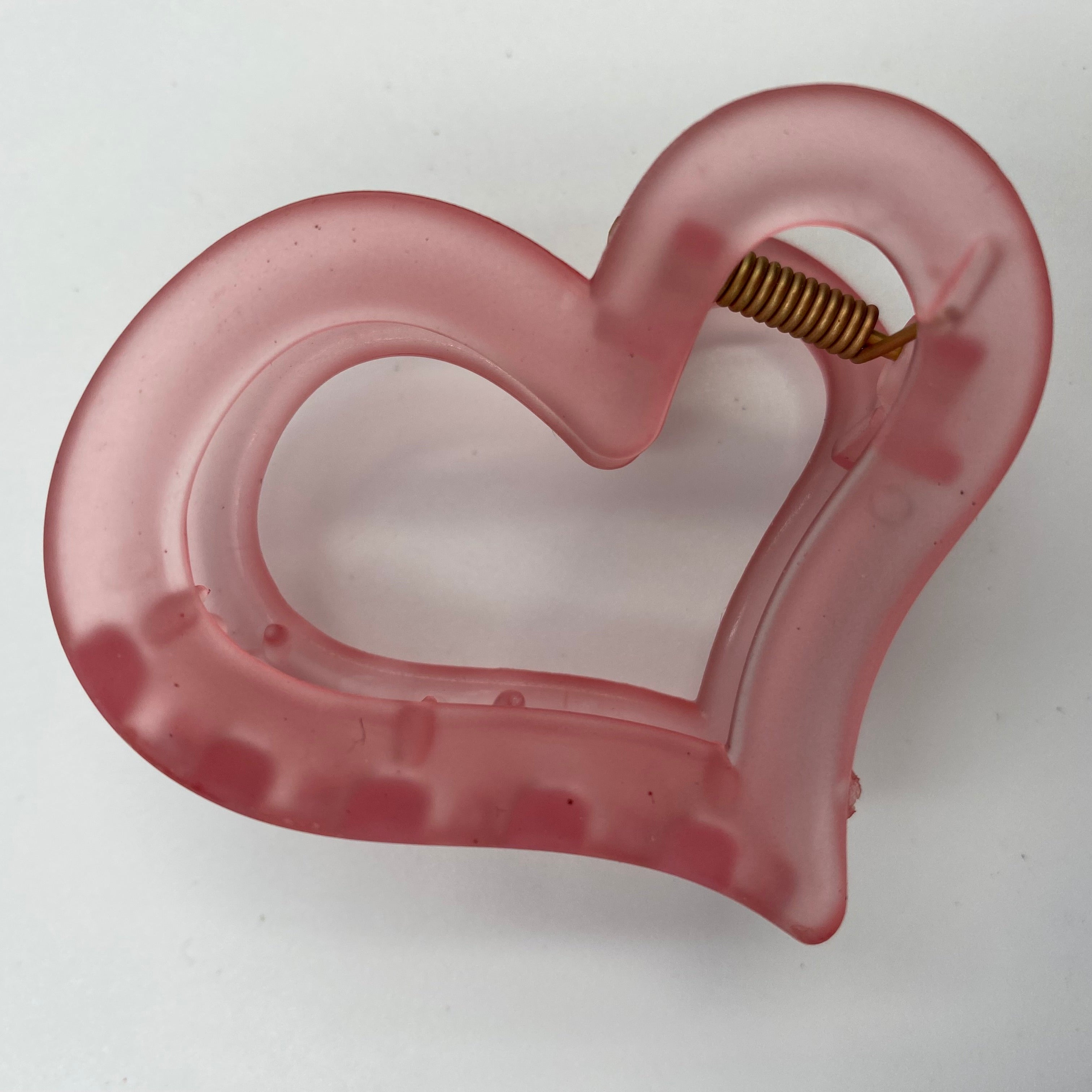 Heart-Shaped Hair Clips - Sweet and Stylish