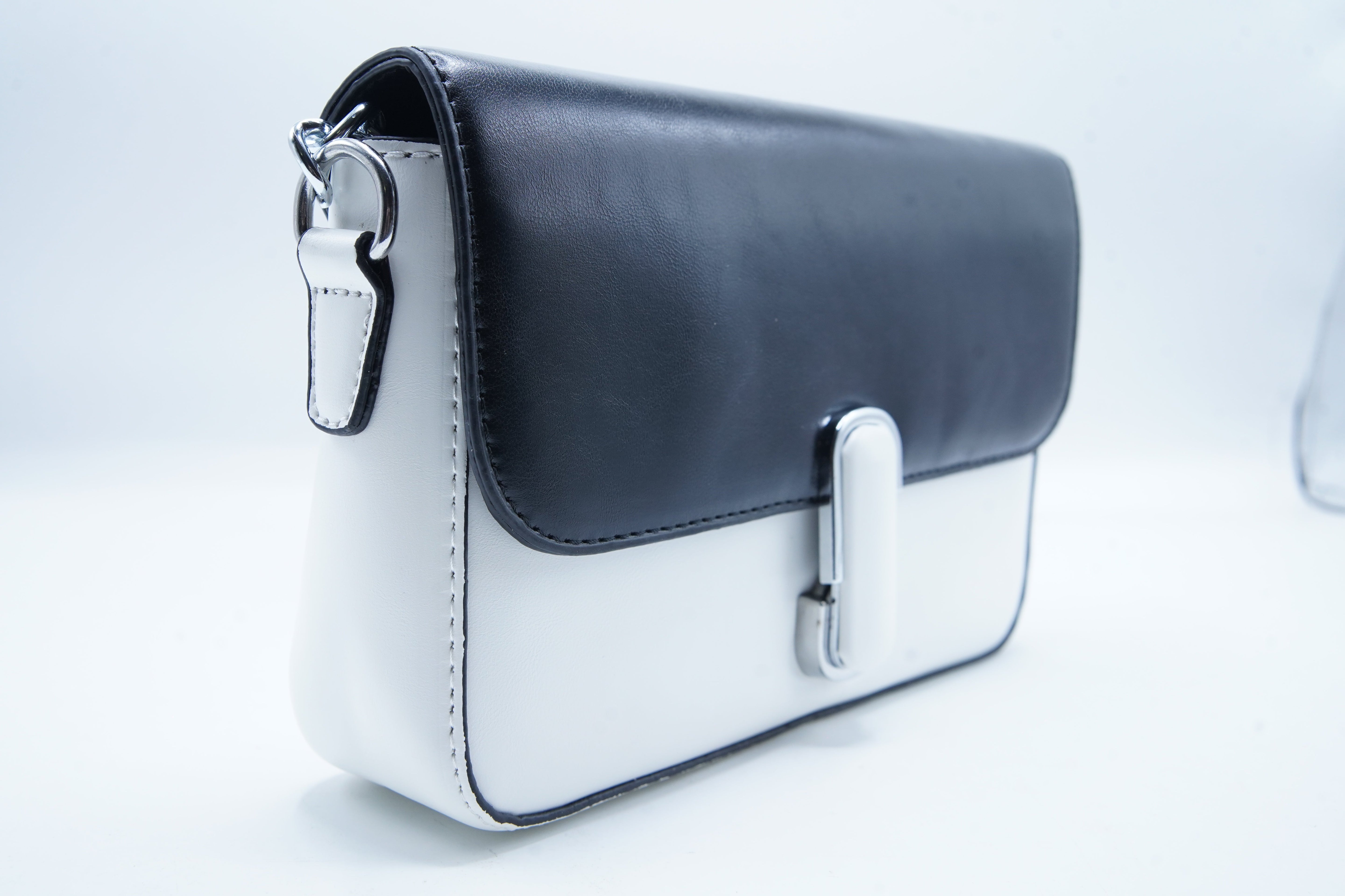 Women Crossbody Bag Black & White