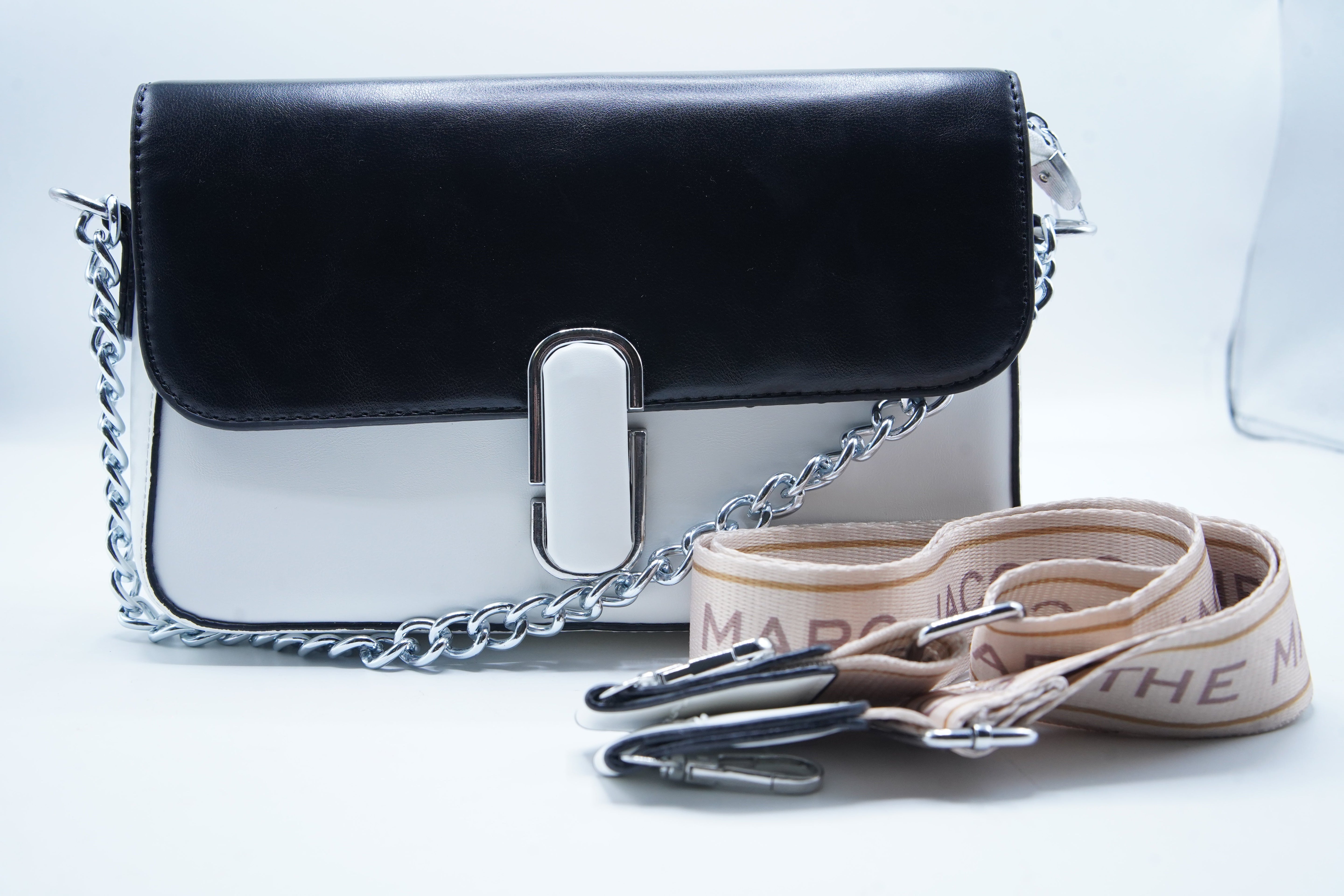 Women Crossbody Bag Black & White