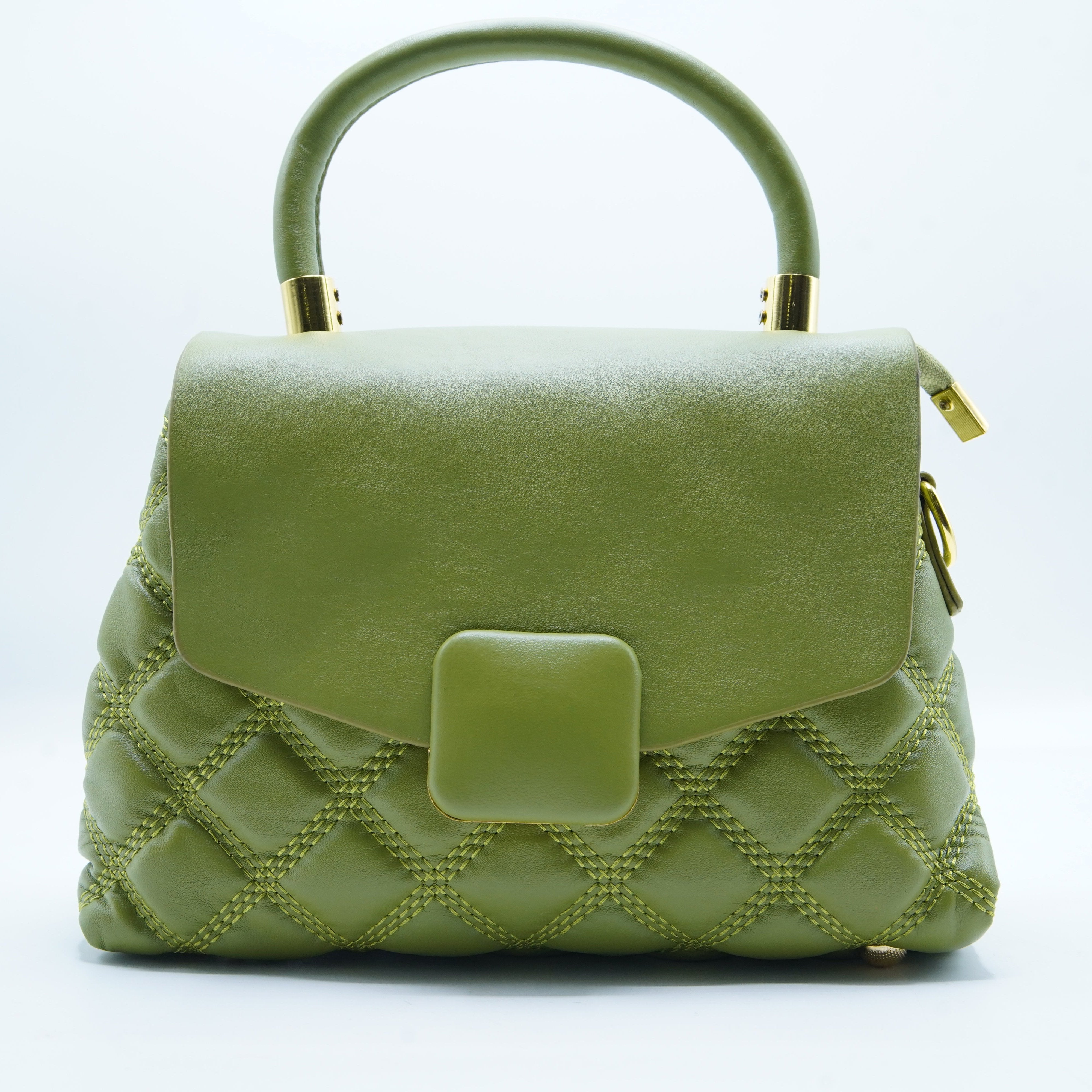 Women Crossbody Quilted Leather Bag