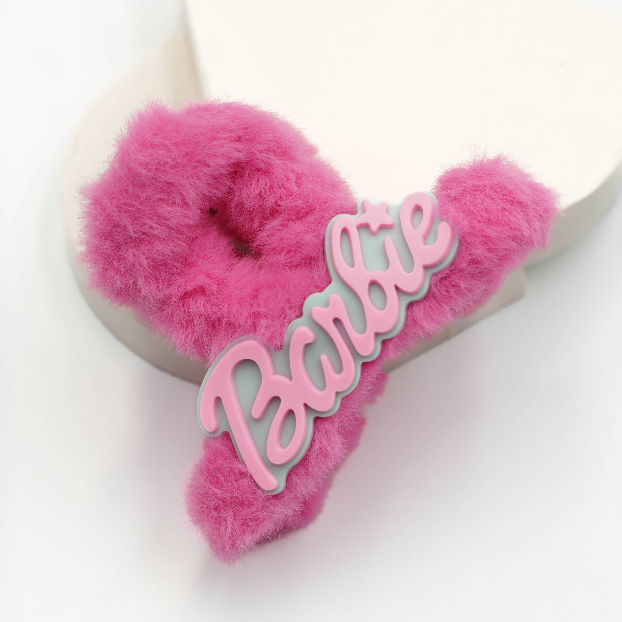 Barbie Plush Hair Catcher Claw Clip Medium
