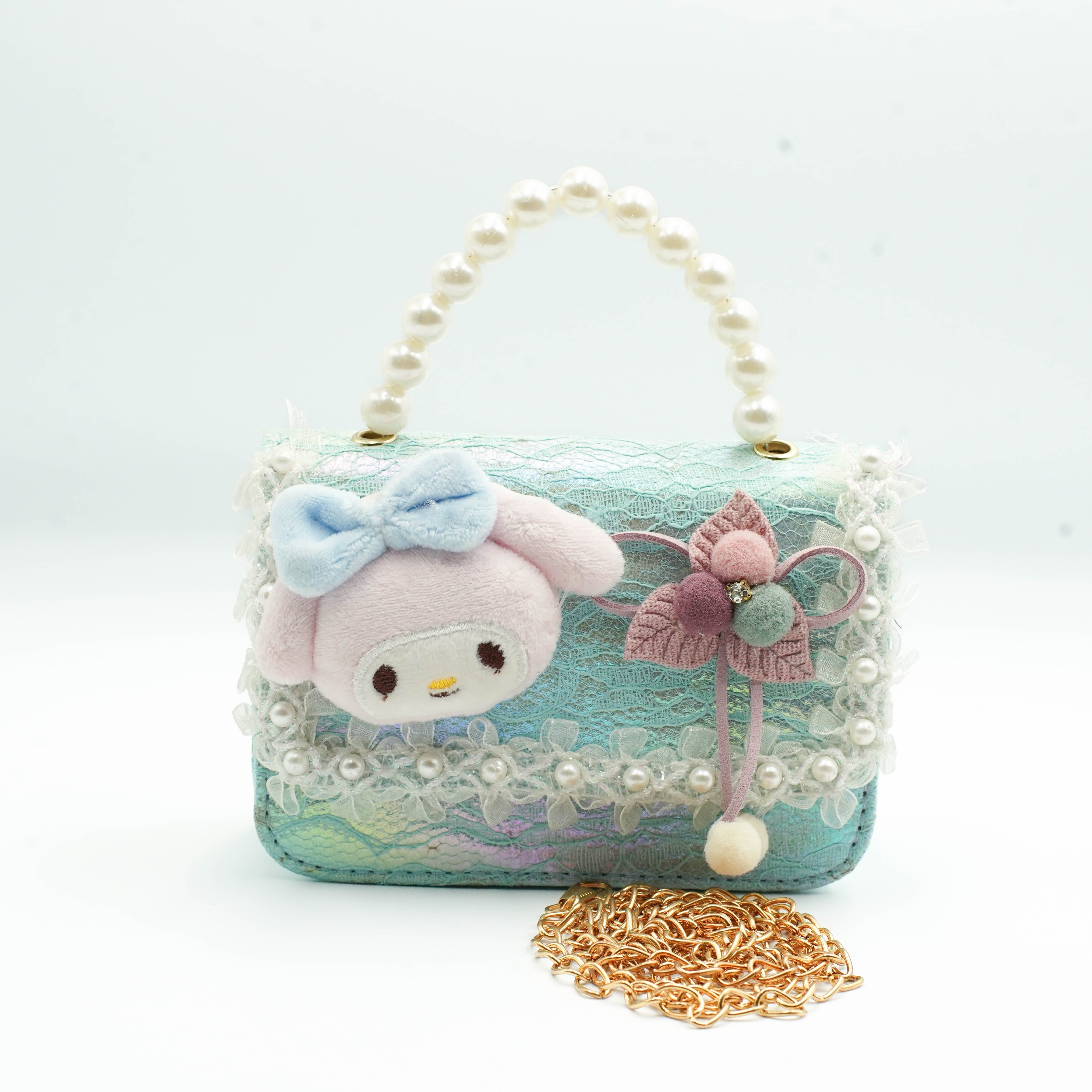 Cute Girl Purse Blue