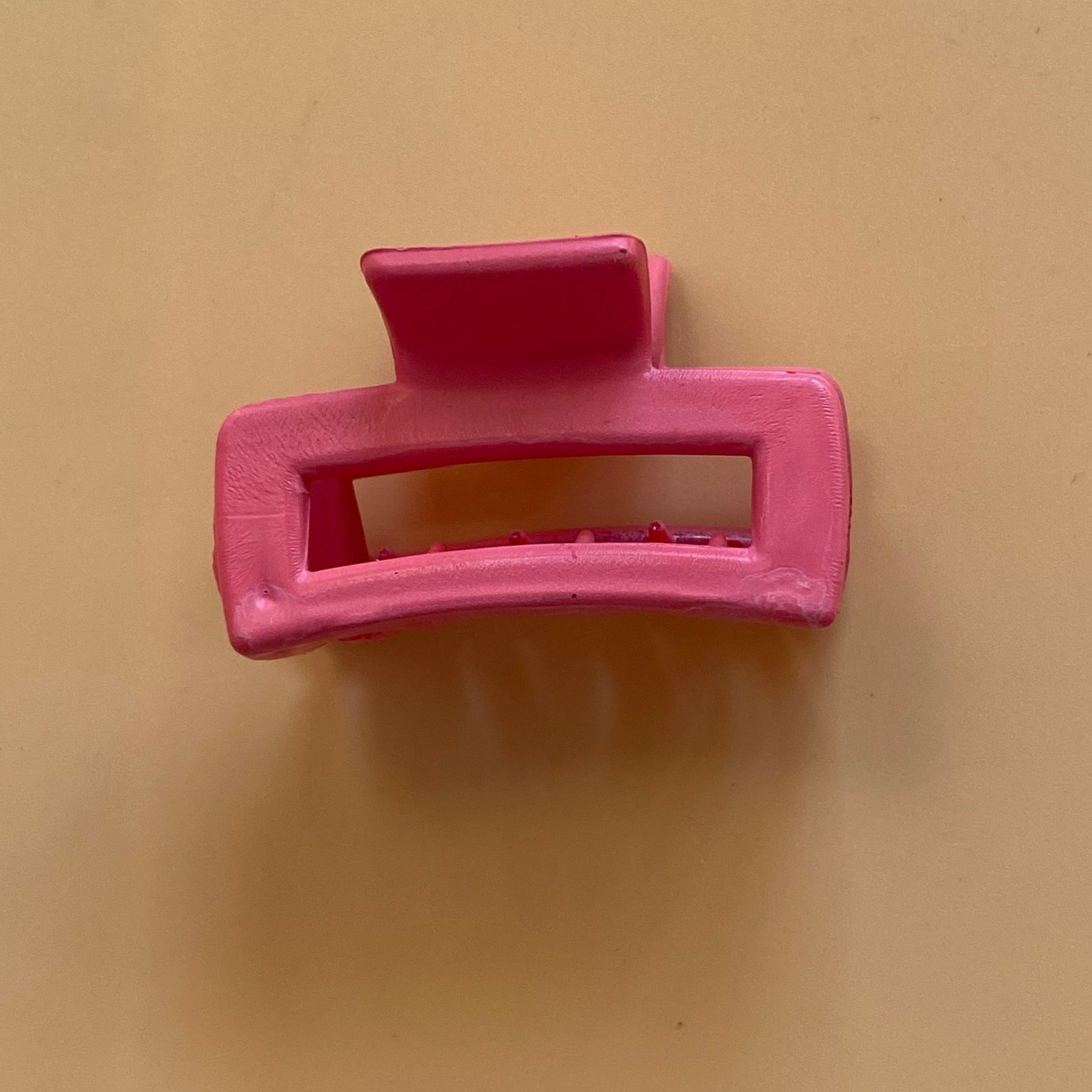 Compact Blue Hair Claw Clip (small)