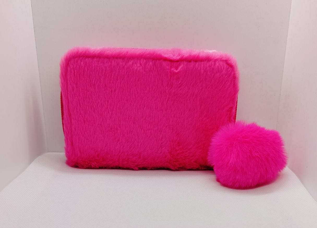 Wallet With Lighting Dark Pink