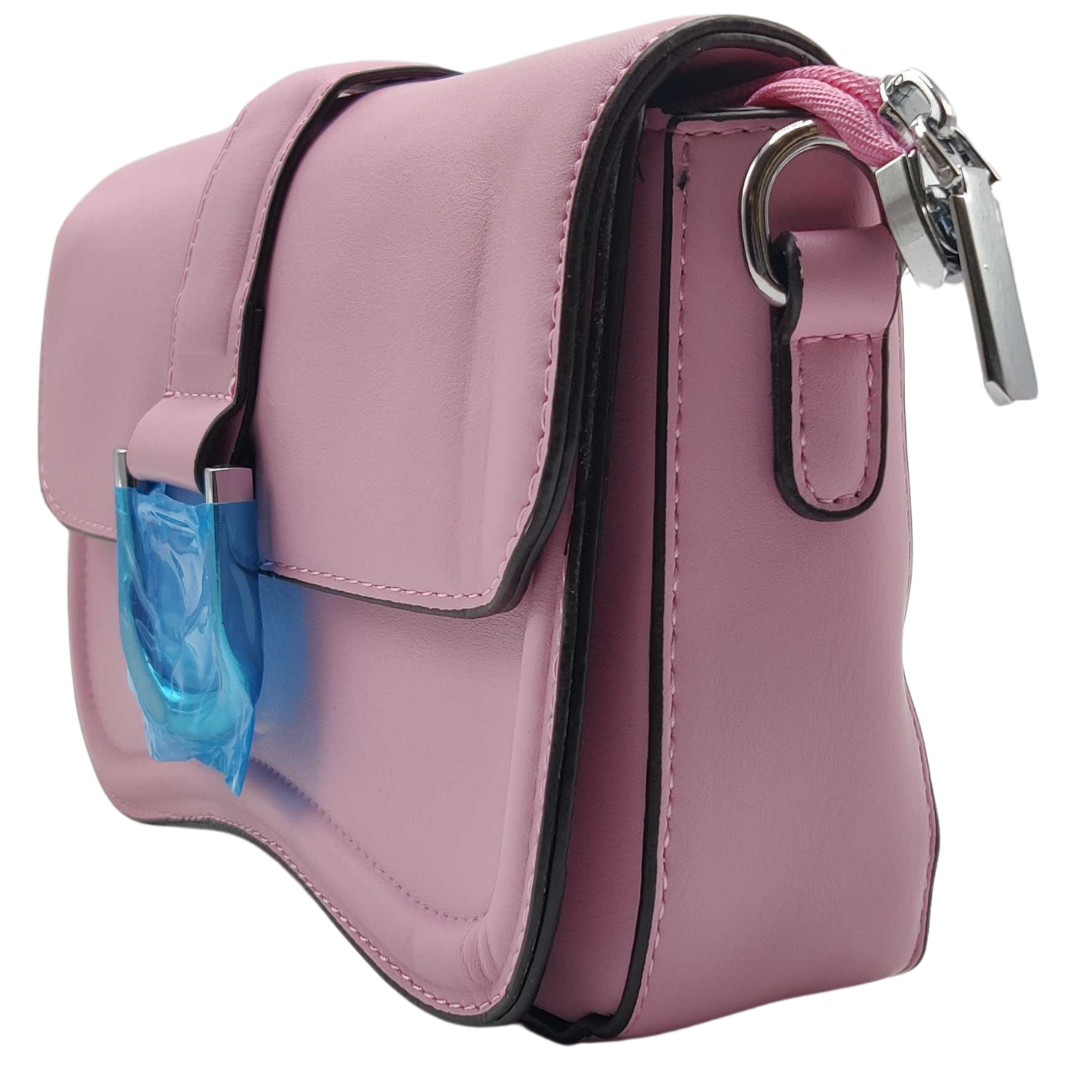 Women Sleek Leather Bag With Dual Strap