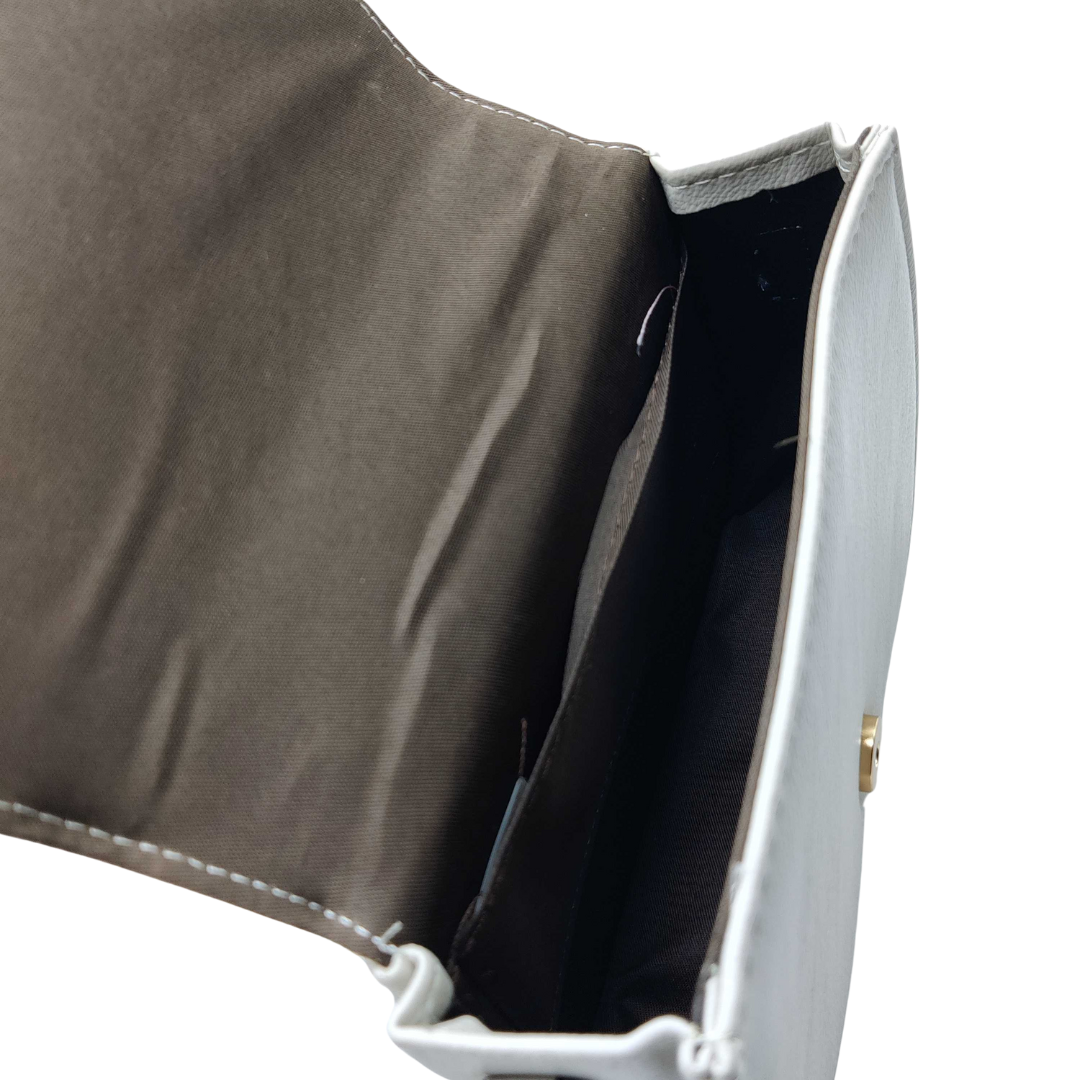 Women Crossbody Bag With Adjustable Strap And Silk Bow