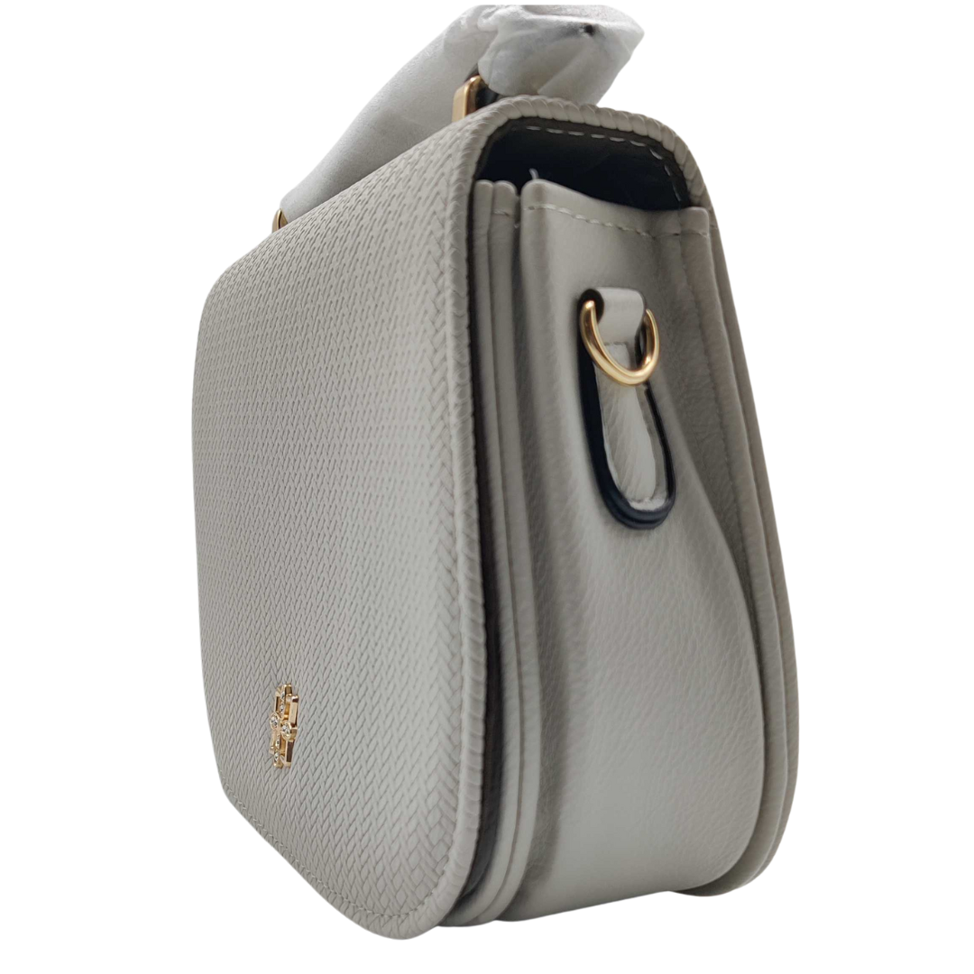 Women Crossbody Bag With Adjustable Strap And Silk Bow