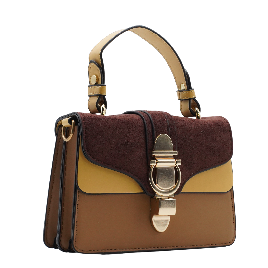 Women Crossbody Bag Paired With Velvet