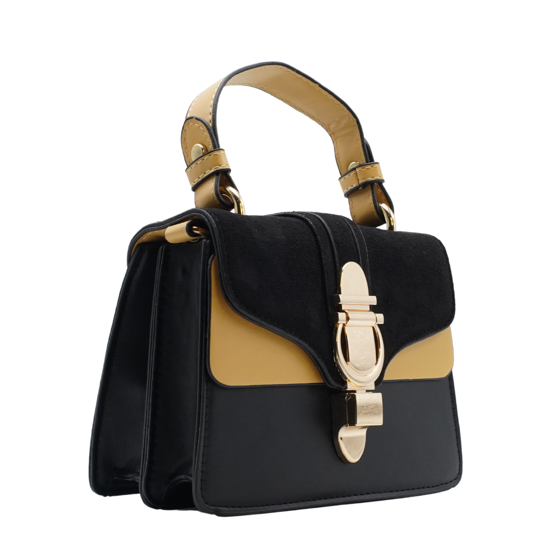 Women Crossbody Bag Paired With Velvet
