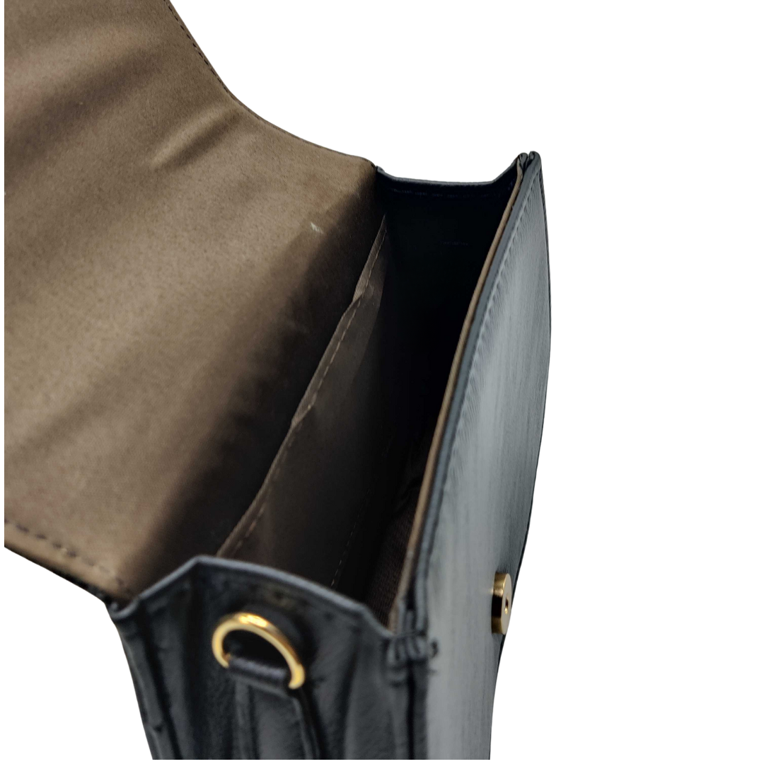 Women Crossbody Bag With Adjustable Strap And Silk Bow
