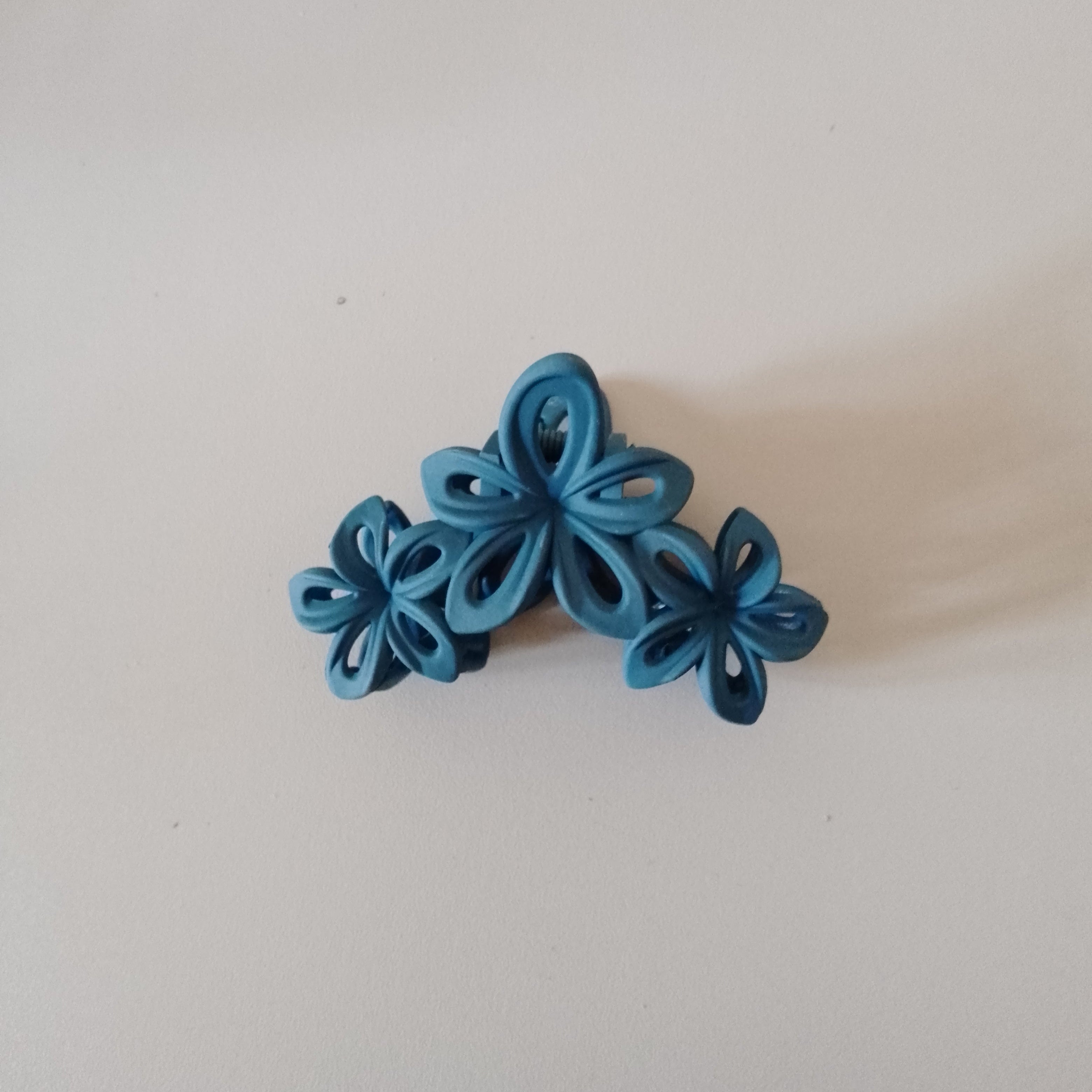 Multi-Layered Floral Hair Claw Clips