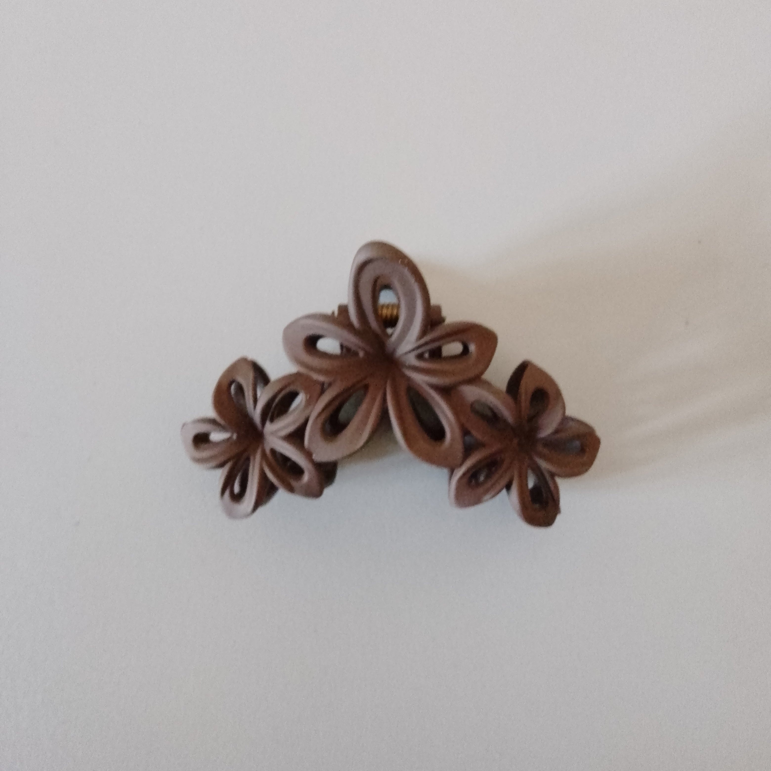 Multi-Layered Floral Hair Claw Clips