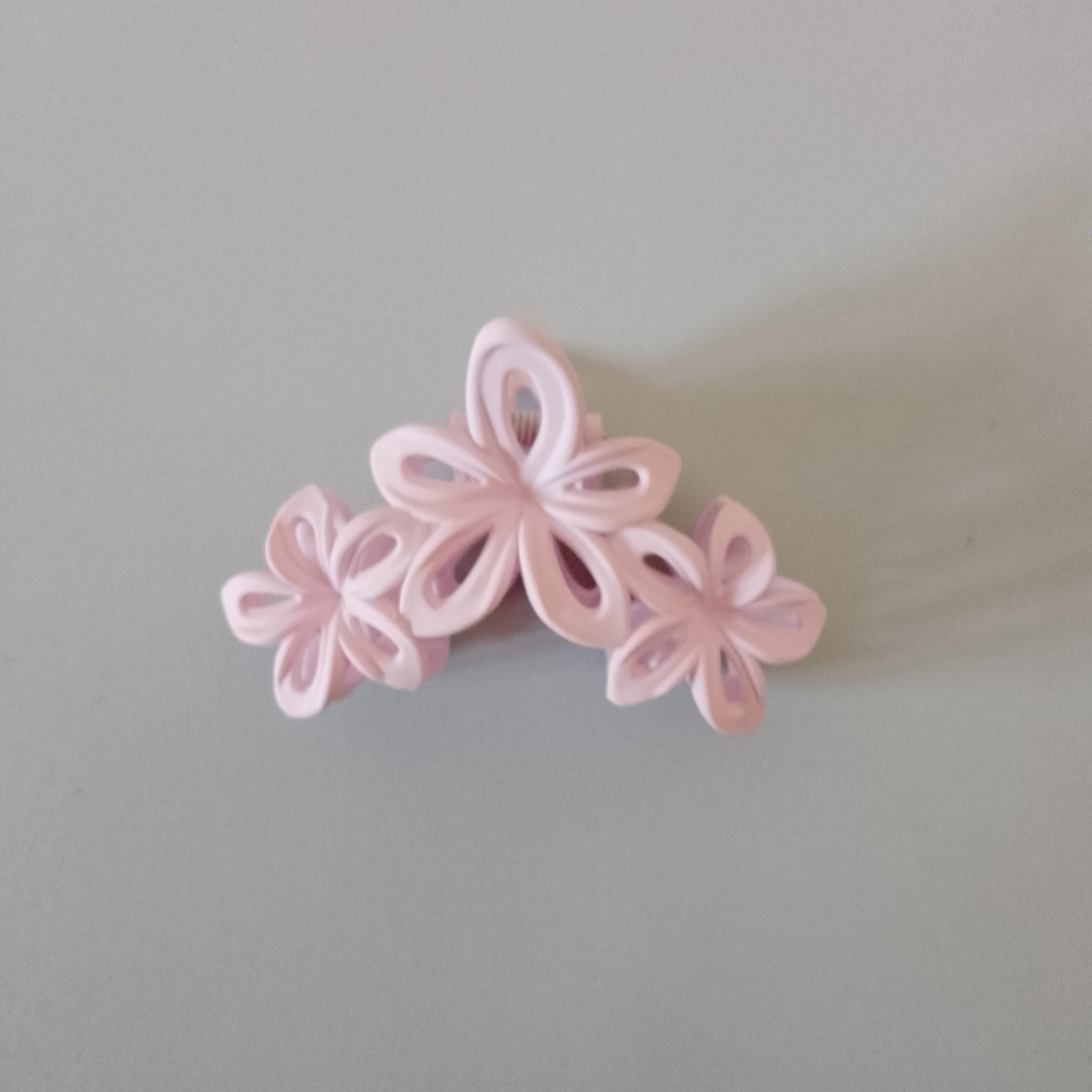 Multi-Layered Floral Hair Claw Clips