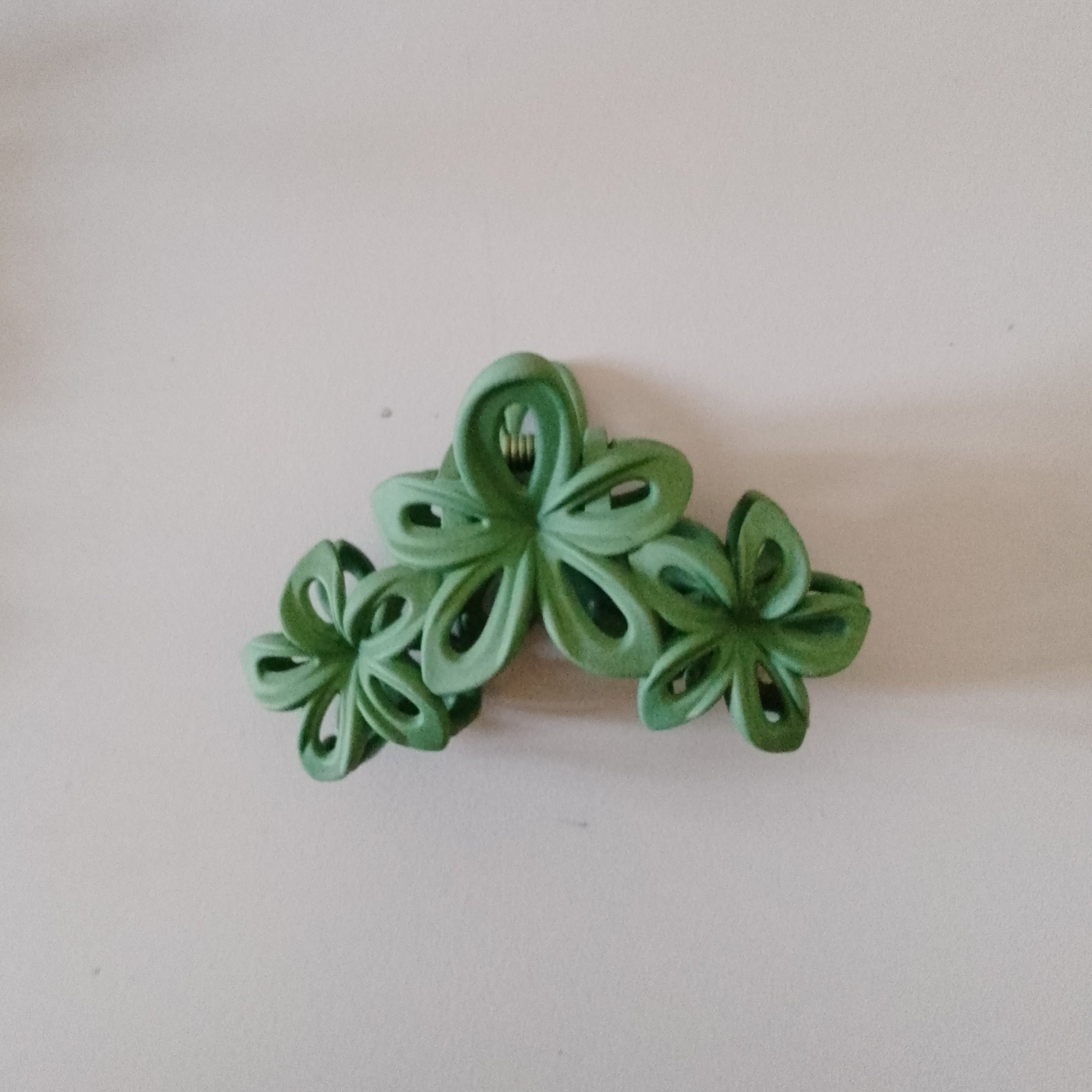 Multi-Layered Floral Hair Claw Clips
