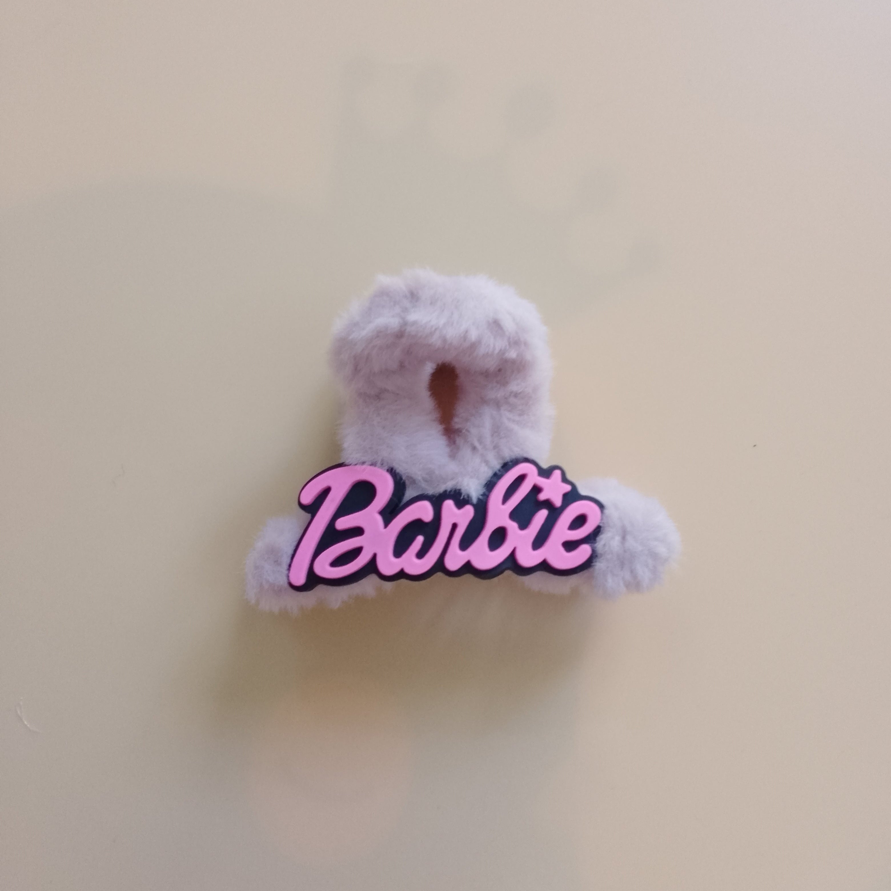 Barbie Plush Hair Catcher Claw Clip Medium