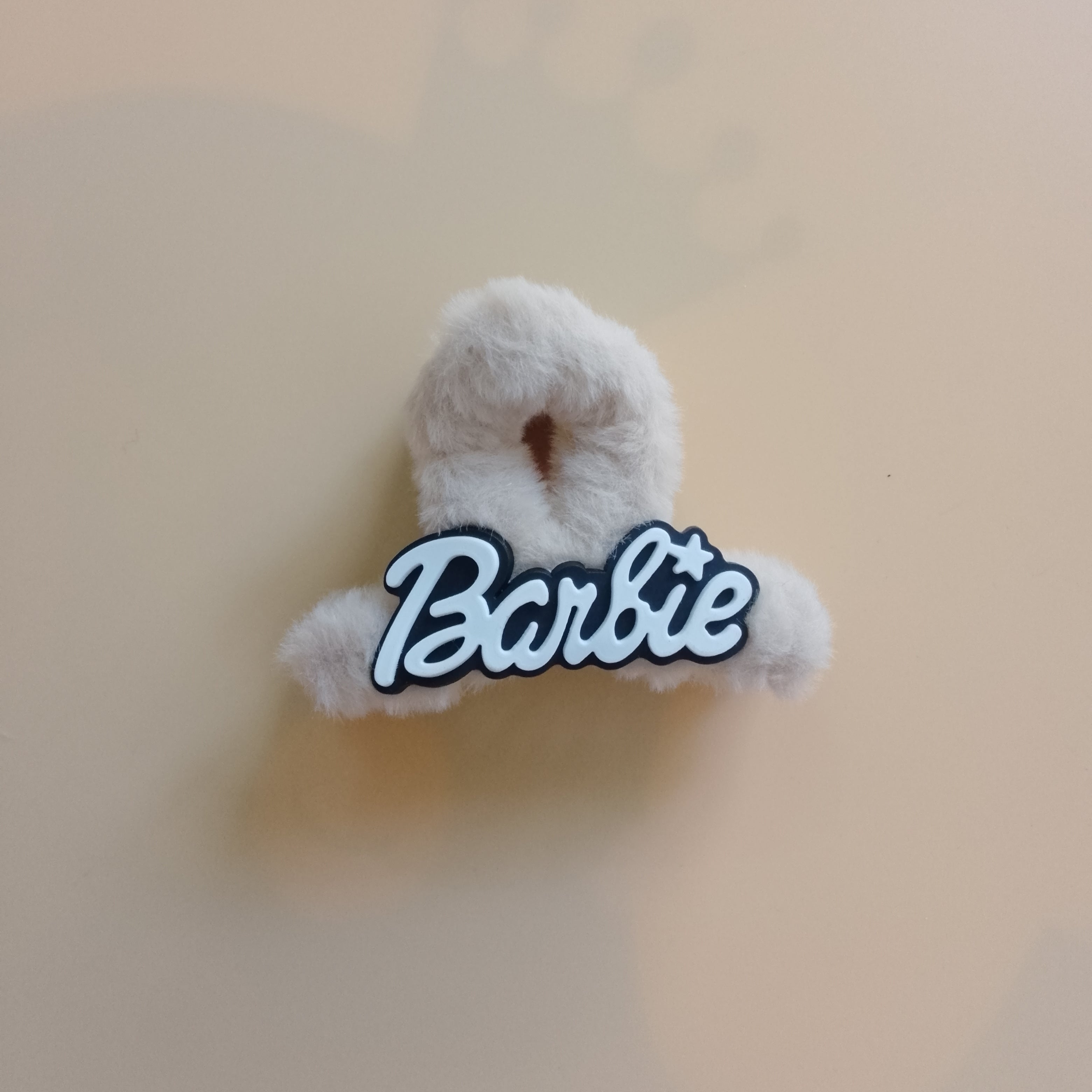 Barbie Plush Hair Catcher Claw Clip Medium