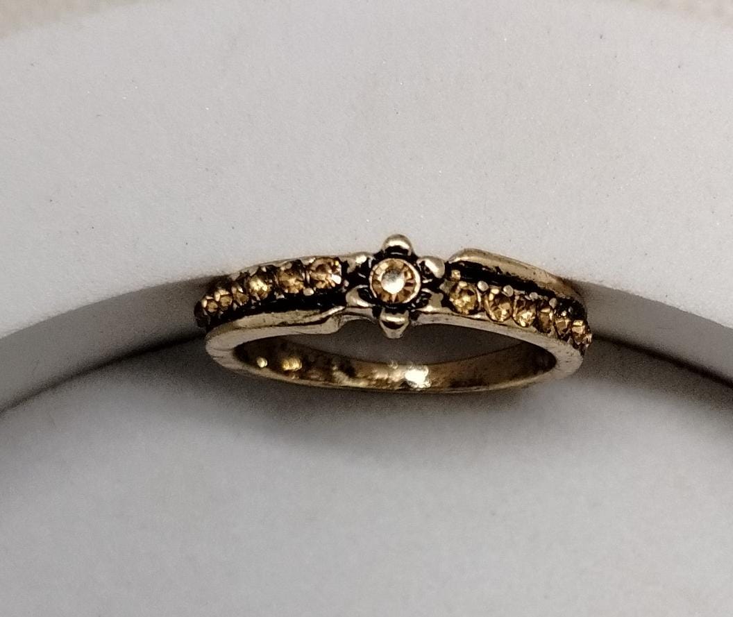 Timeless Elegance Crystal Band Ring
