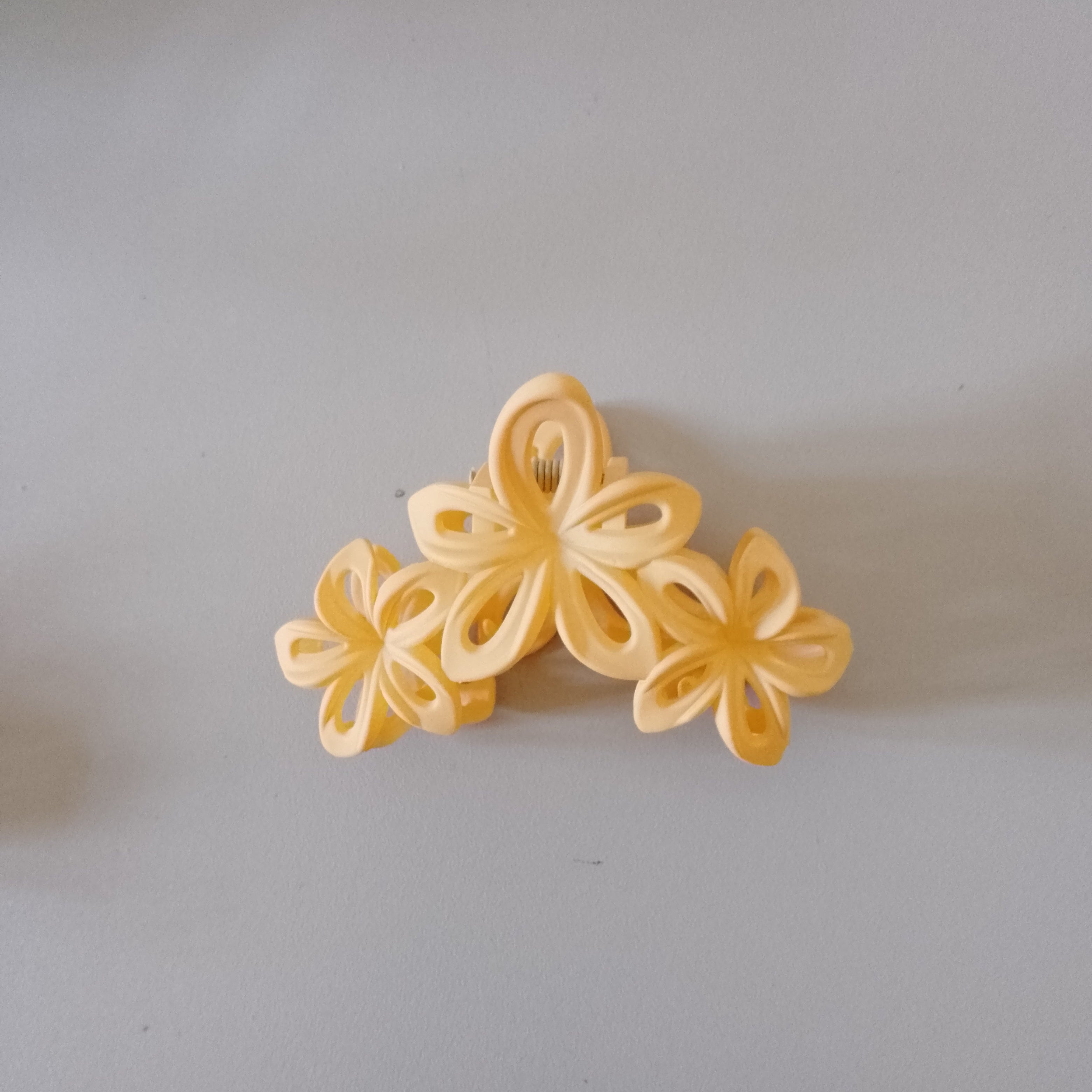 Multi-Layered Floral Hair Claw Clips
