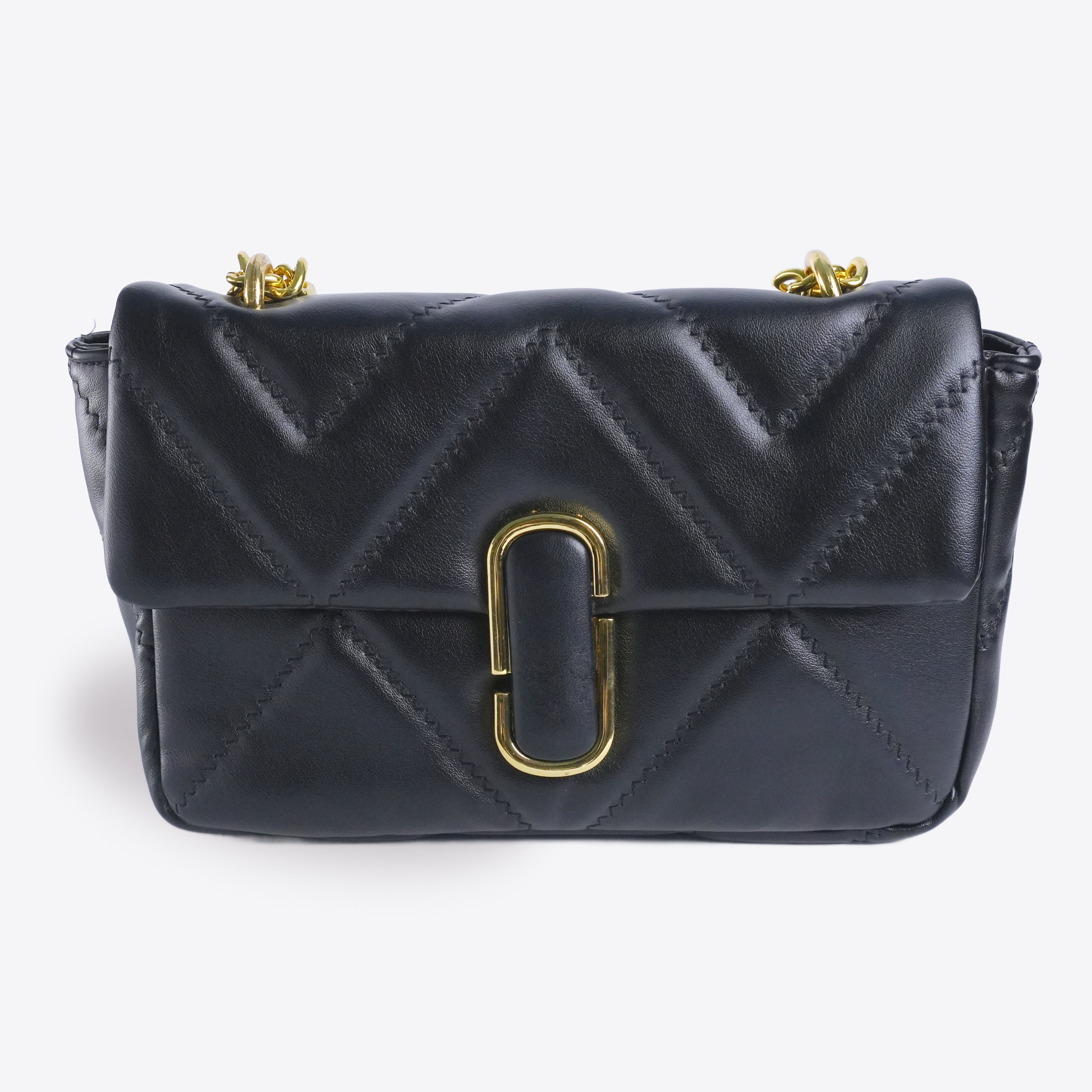 Women Quilted Leather Sling Bag