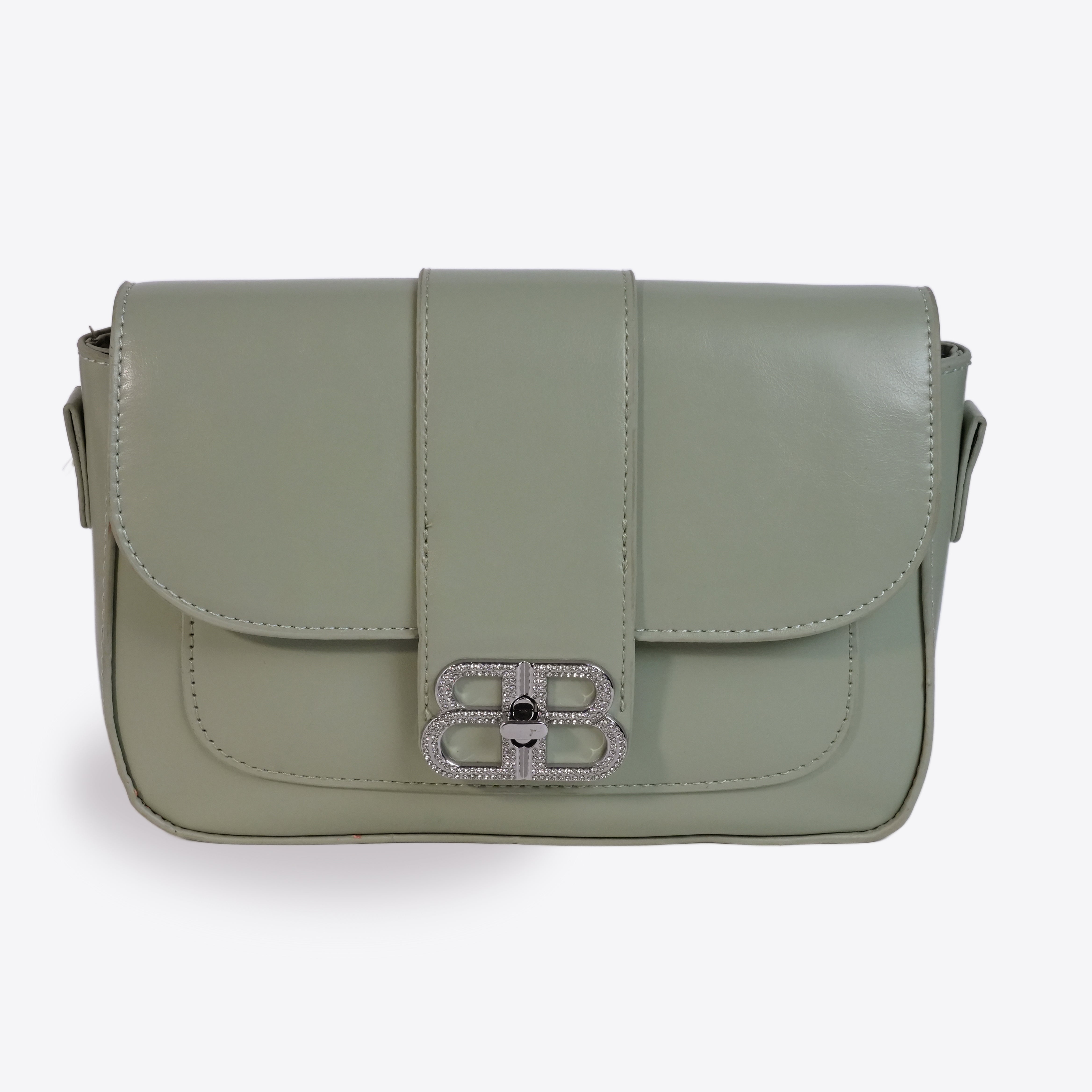 Women Sleek Leather Crossbody Bag