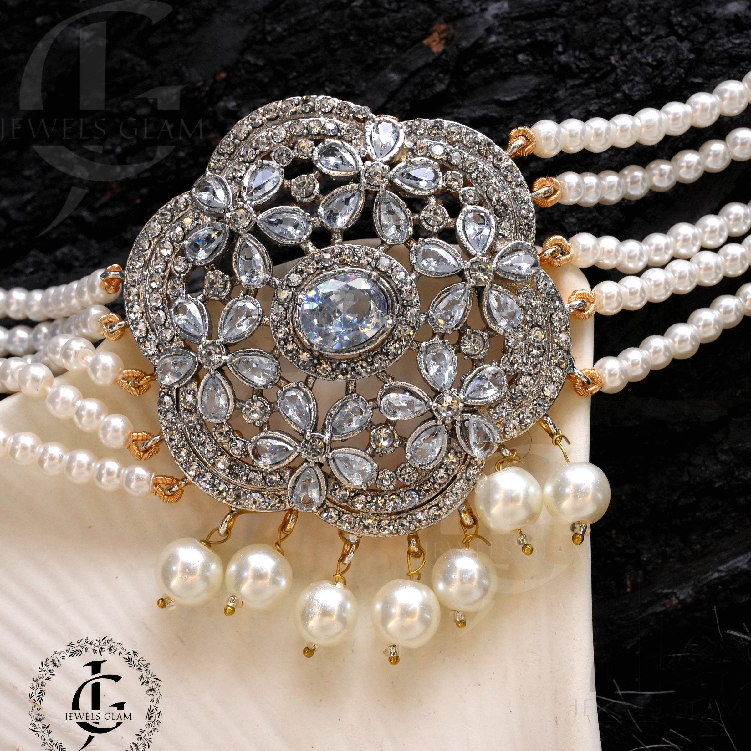 Oceanic Bloom Pearl Jewelry Set