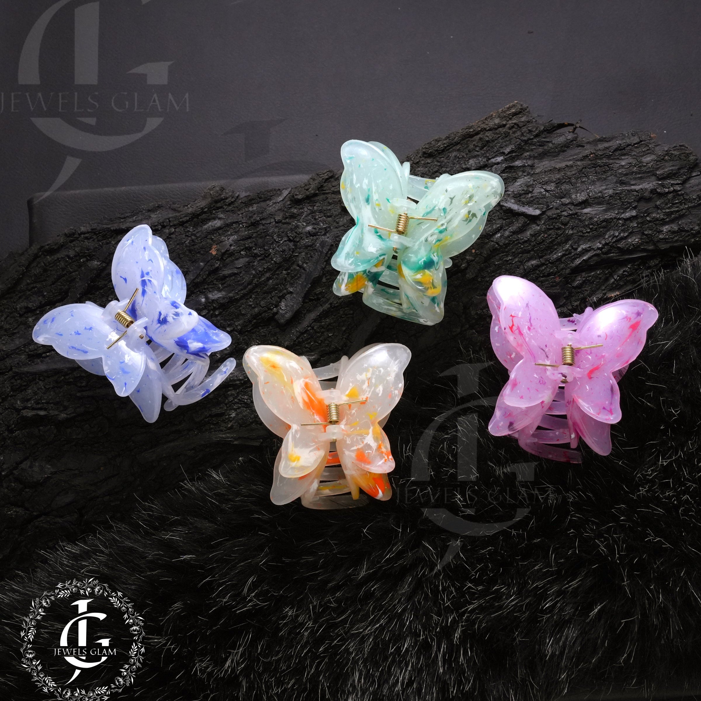 Butterfly Hair Claw Clip Large