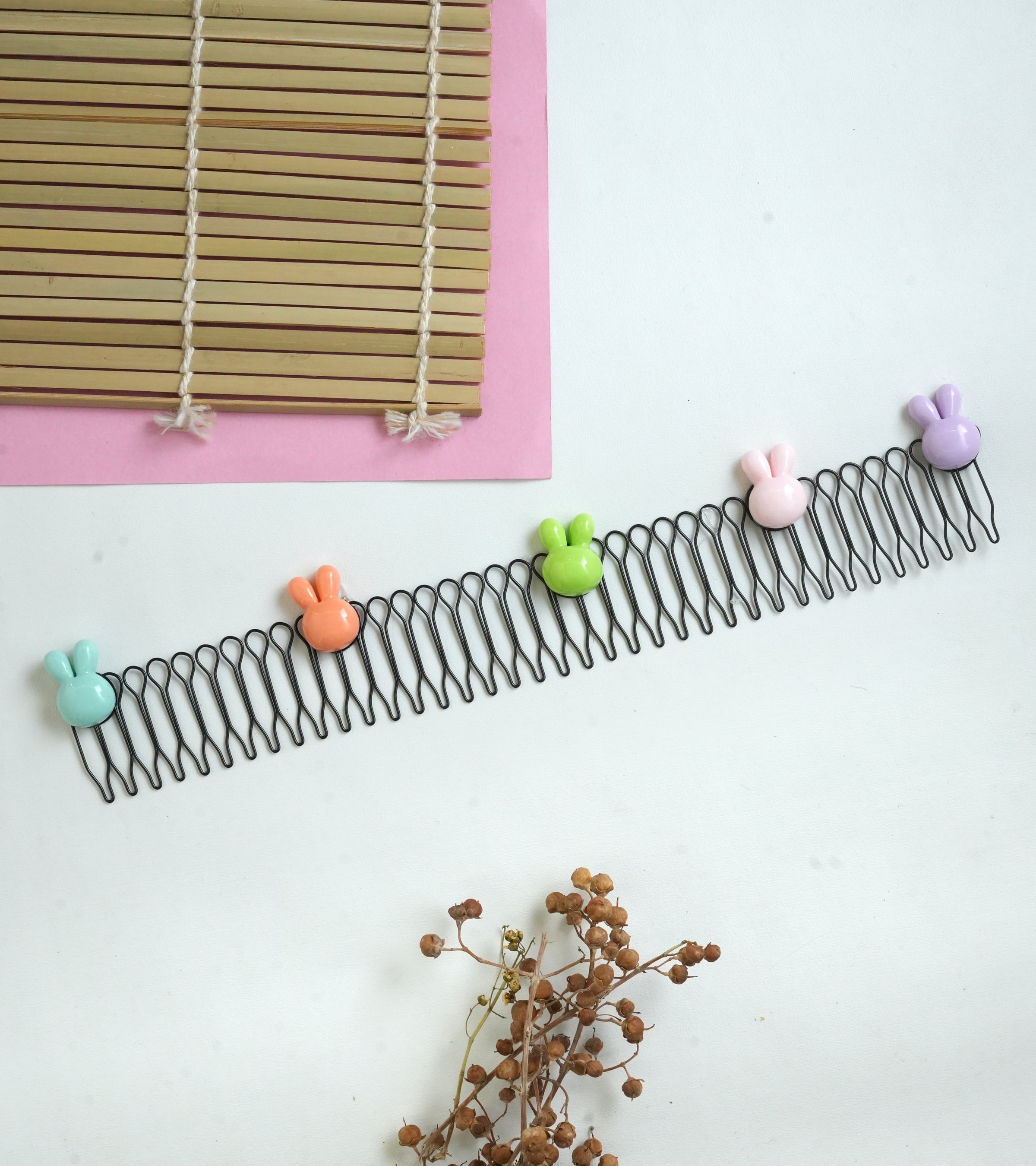 Pastel Animal and Fruit Hair Combs