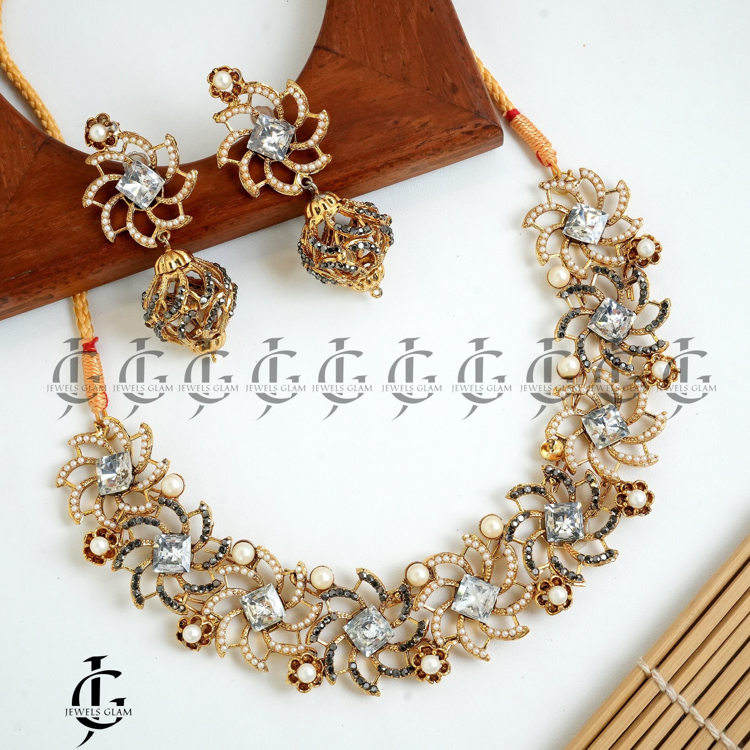 Radiant Floral Statement Jewelry Set