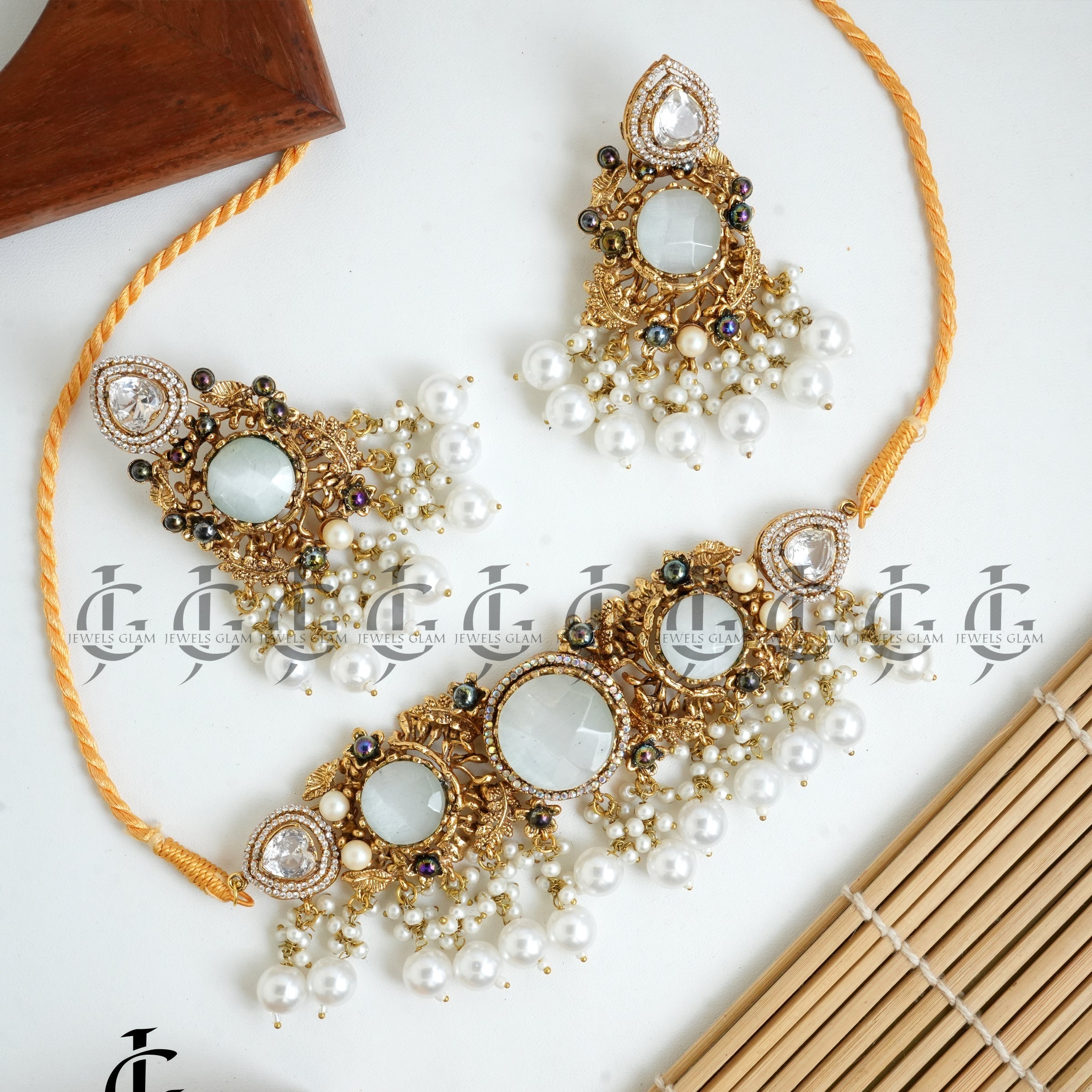 Turkish & Stone Work Choker Set