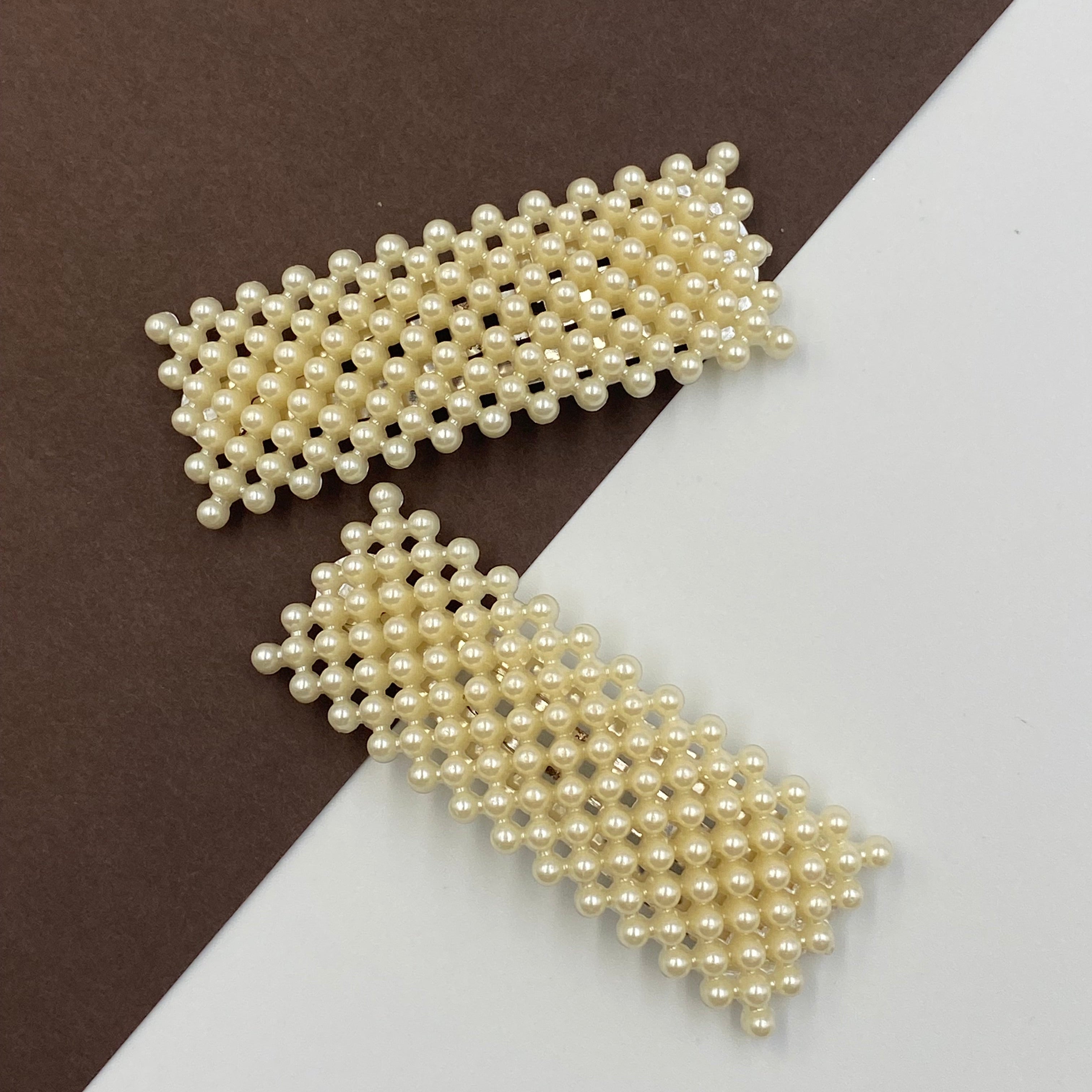 Elegant Pearl Hair Clip Pins (Pair)