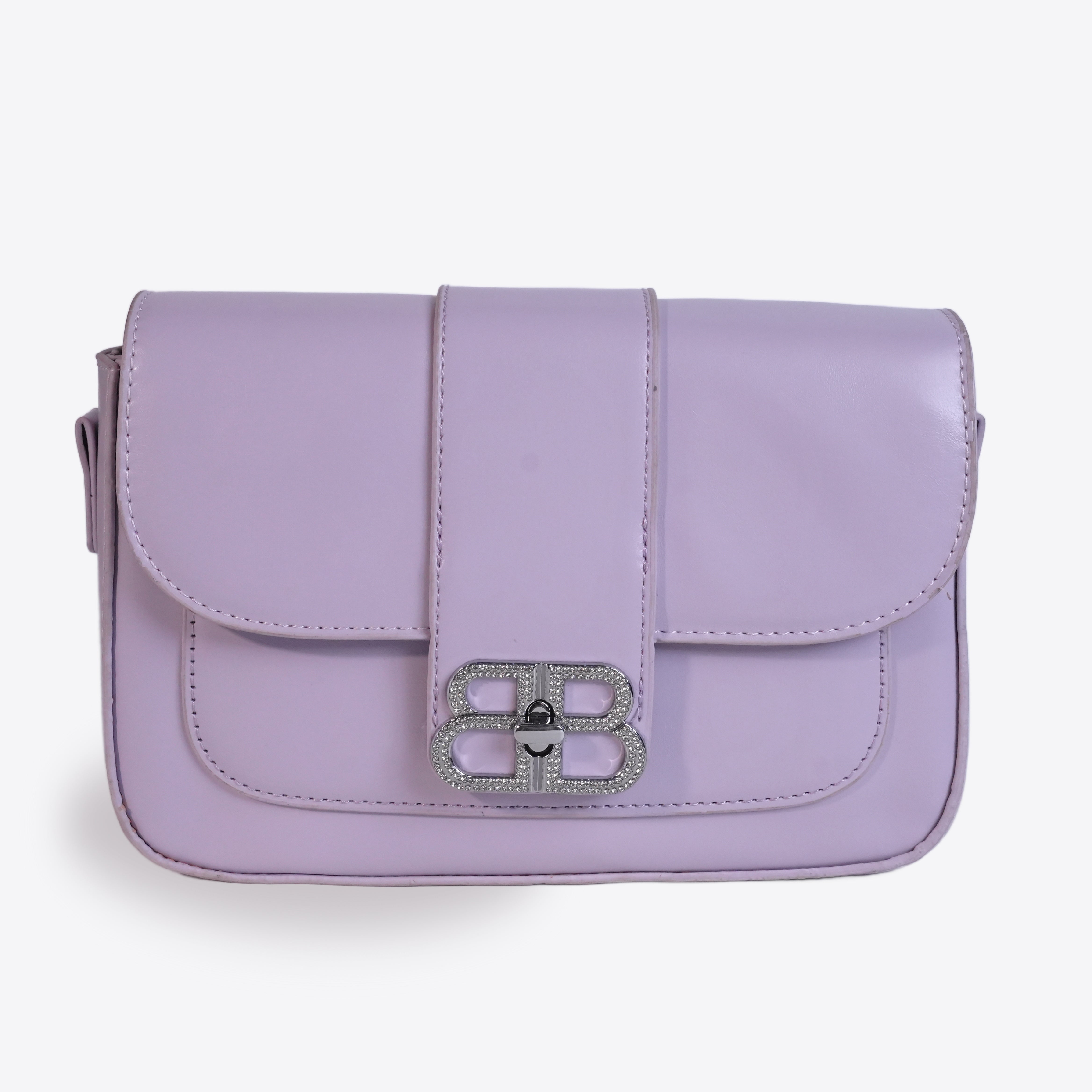 Women Sleek Leather Crossbody Bag