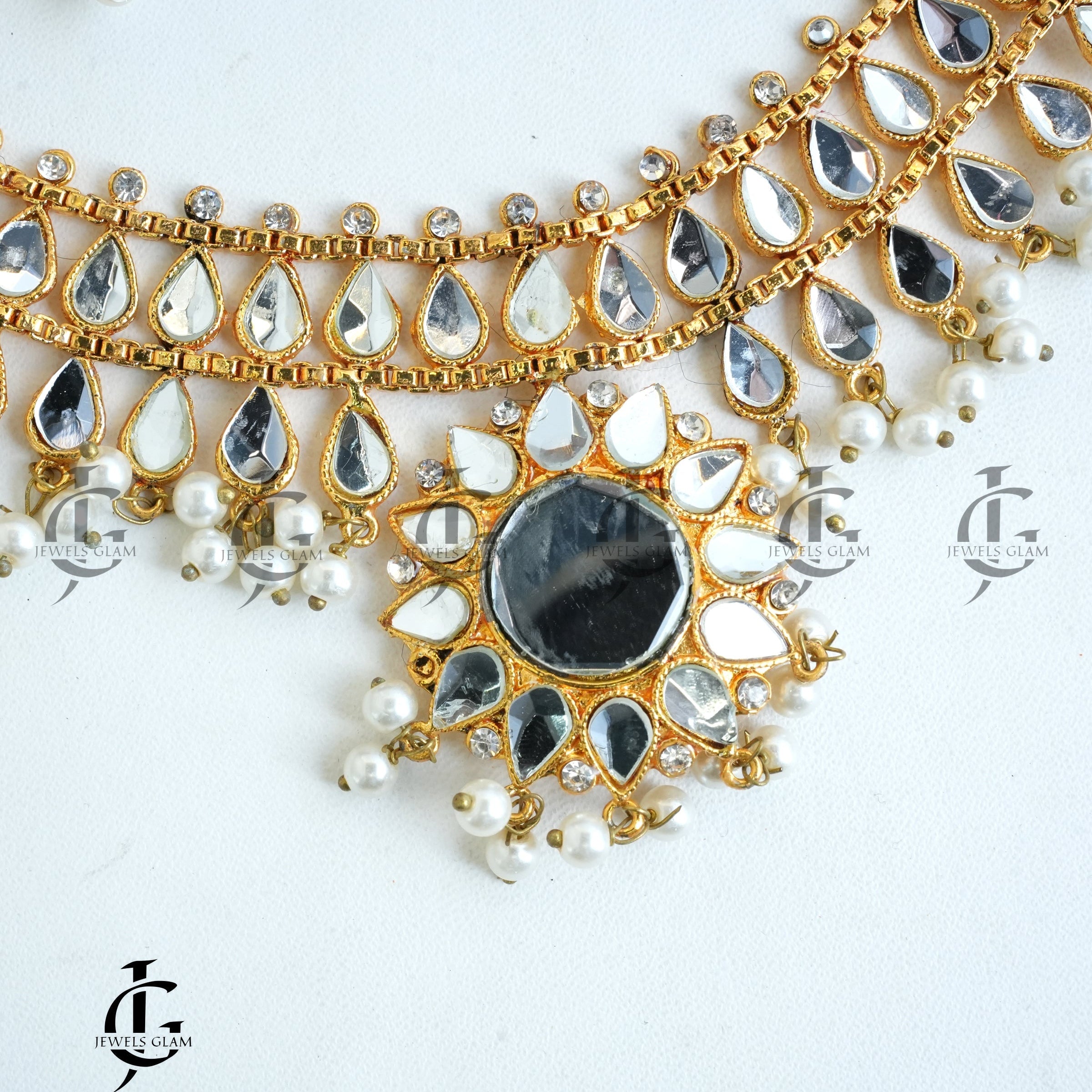 Royal Kundan and Pearl Choker Set