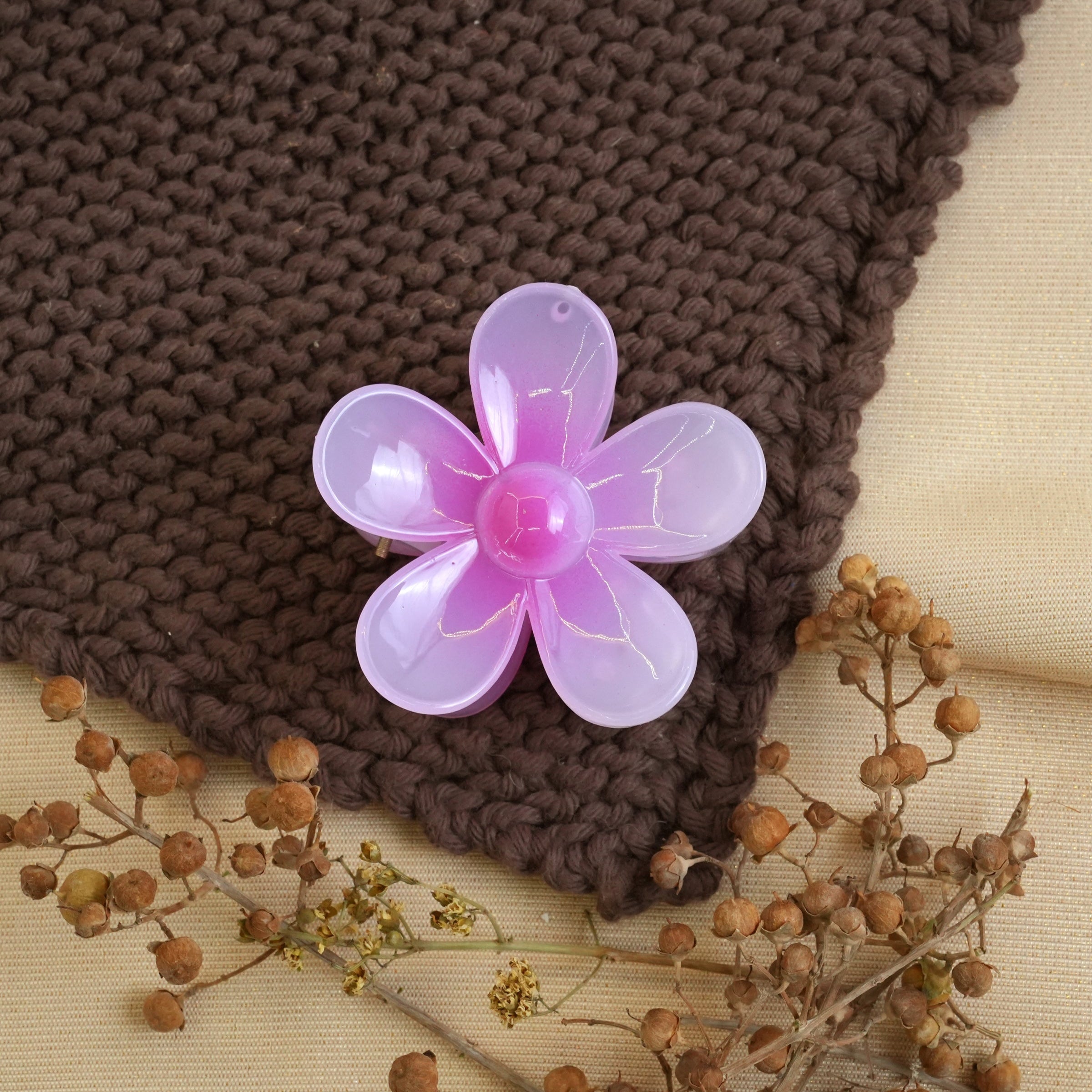 Blooming Pastel Flower Hair Catchers