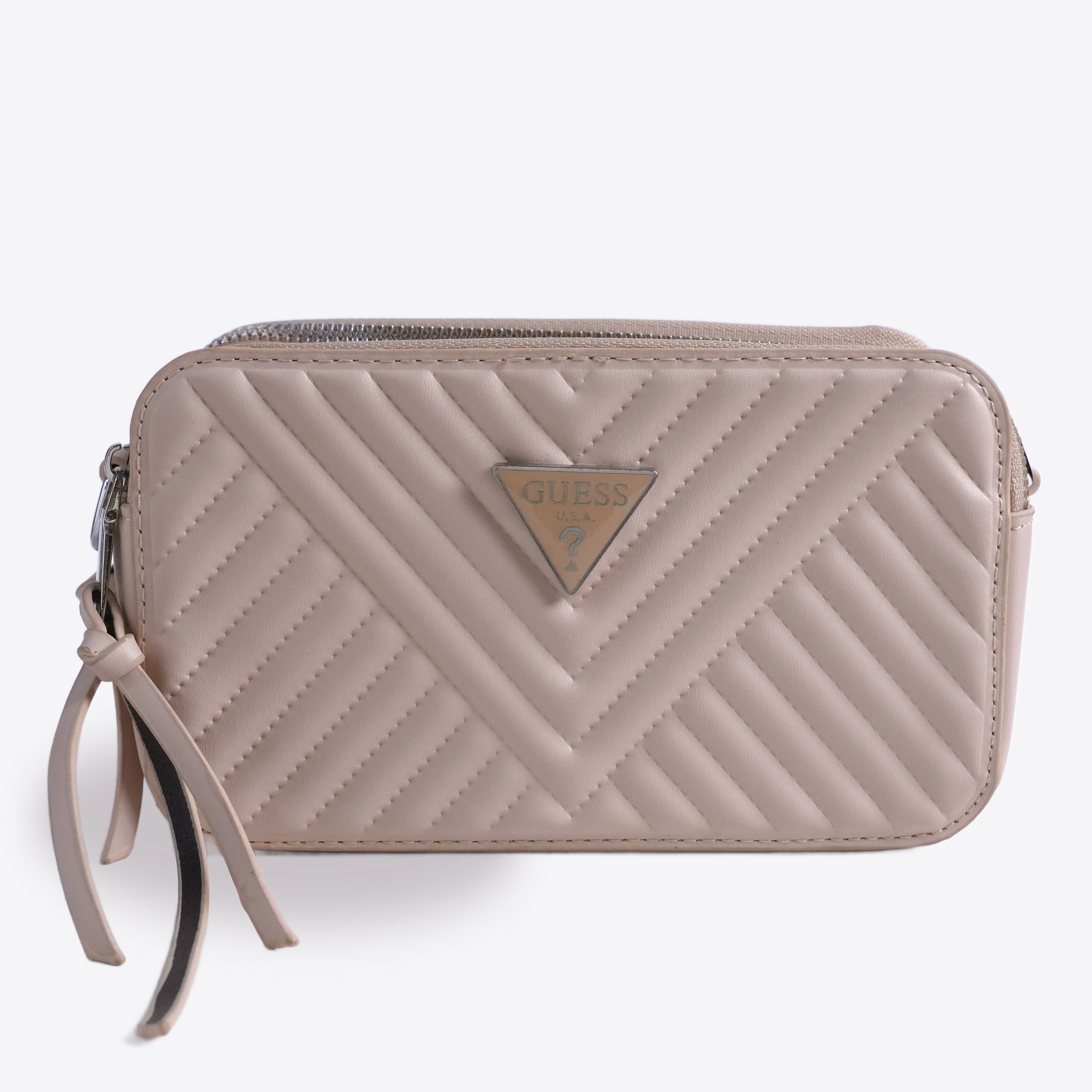 Women Quilted Leather Crossbody Bag
