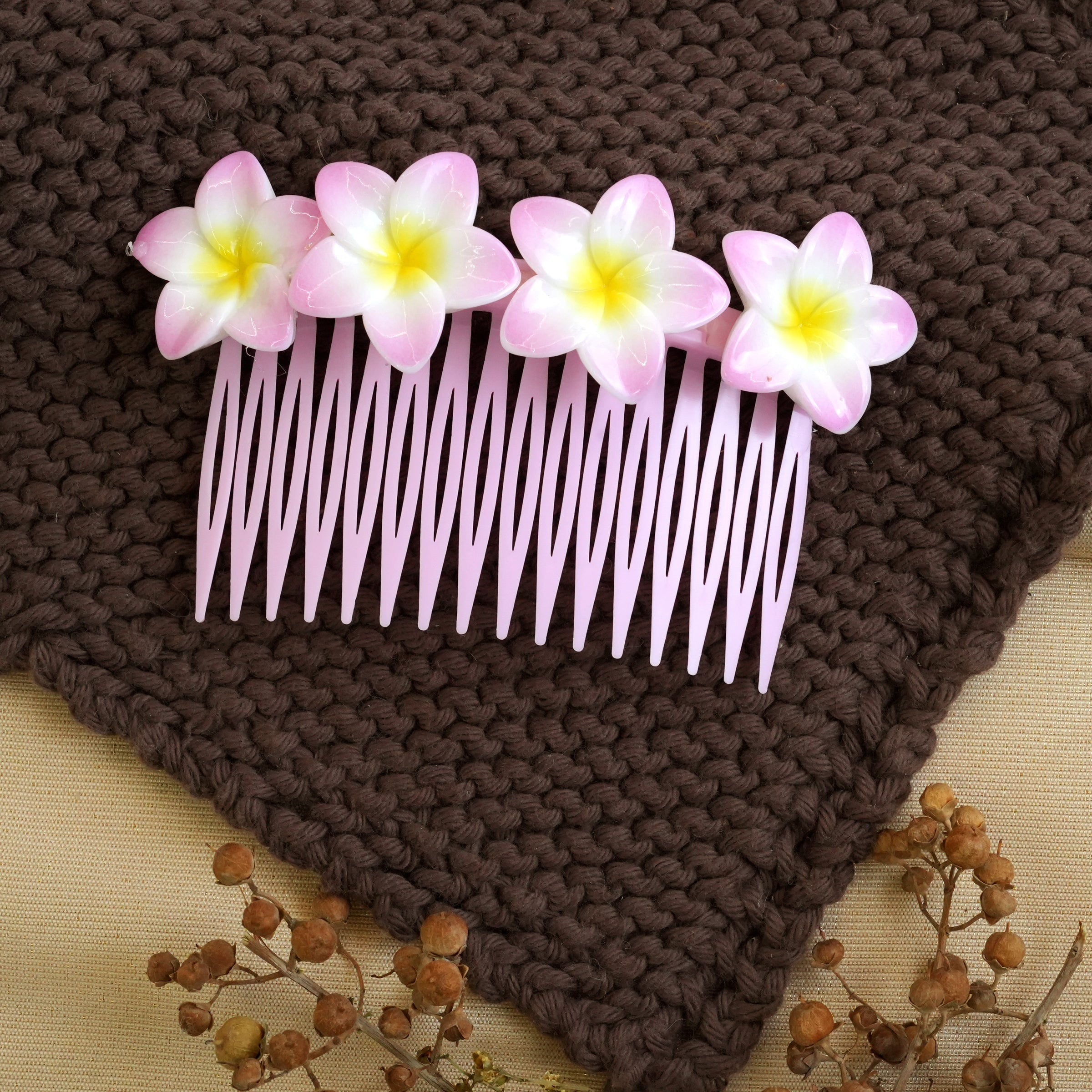 Flower Hair comb