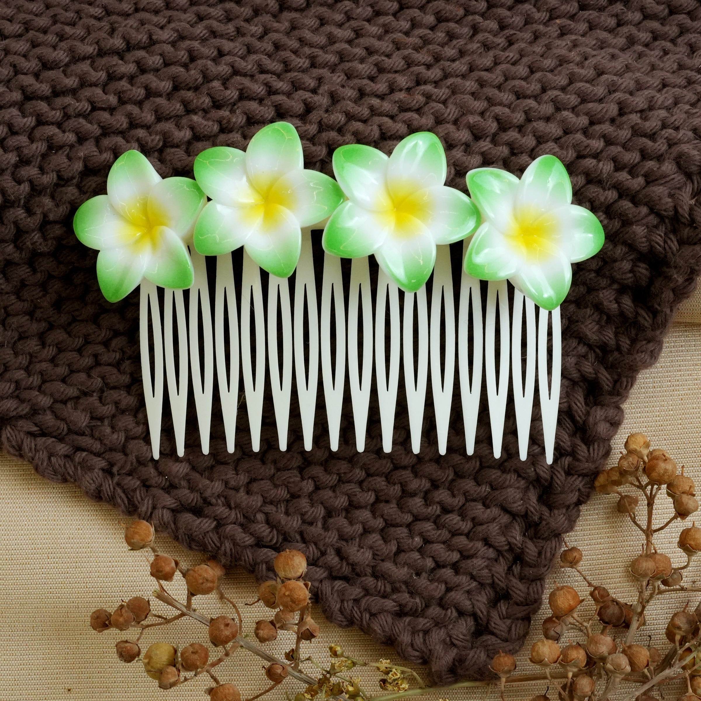 Flower Hair comb