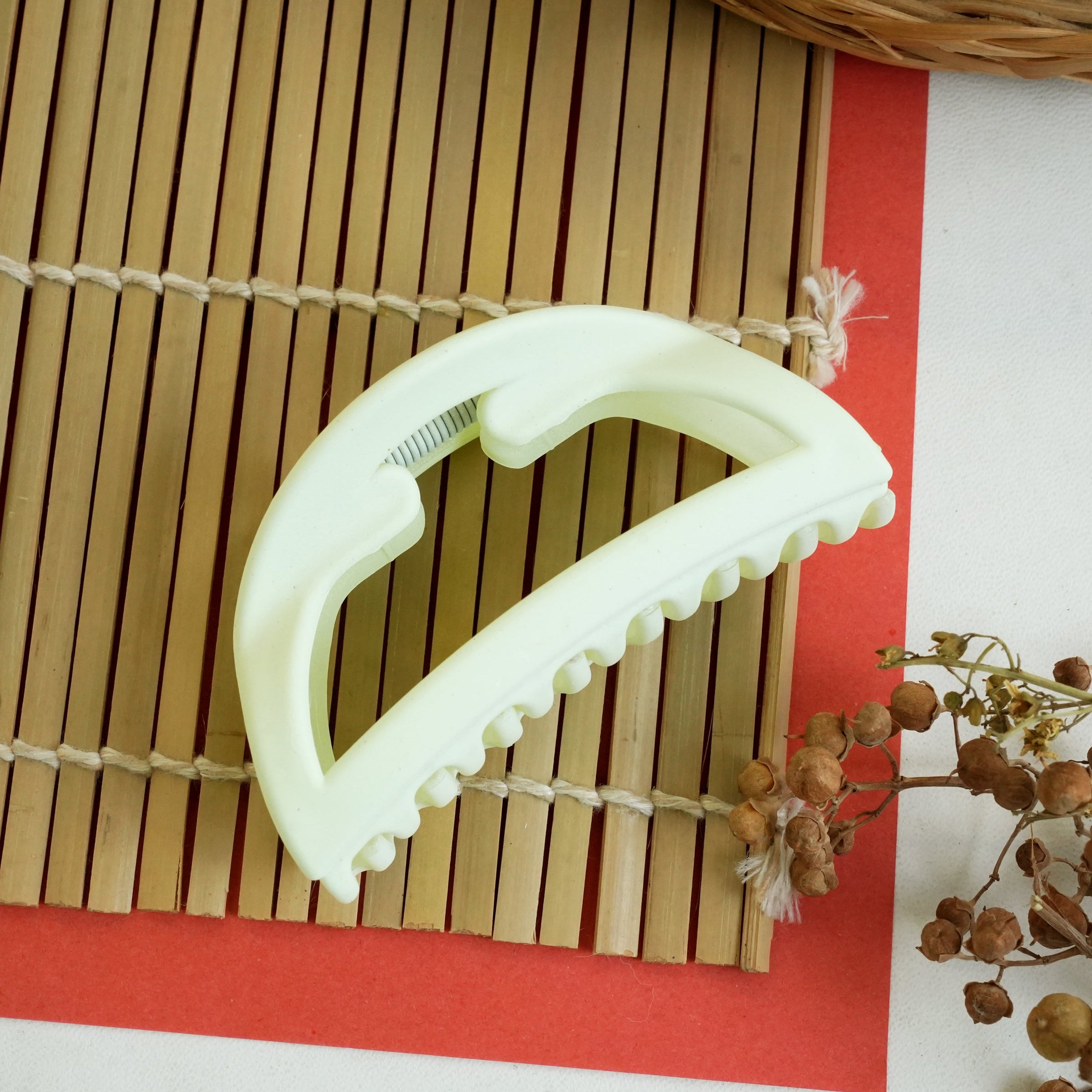 Soft Matte Crescent Hair Claws – Modern Elegance Meets Functionality