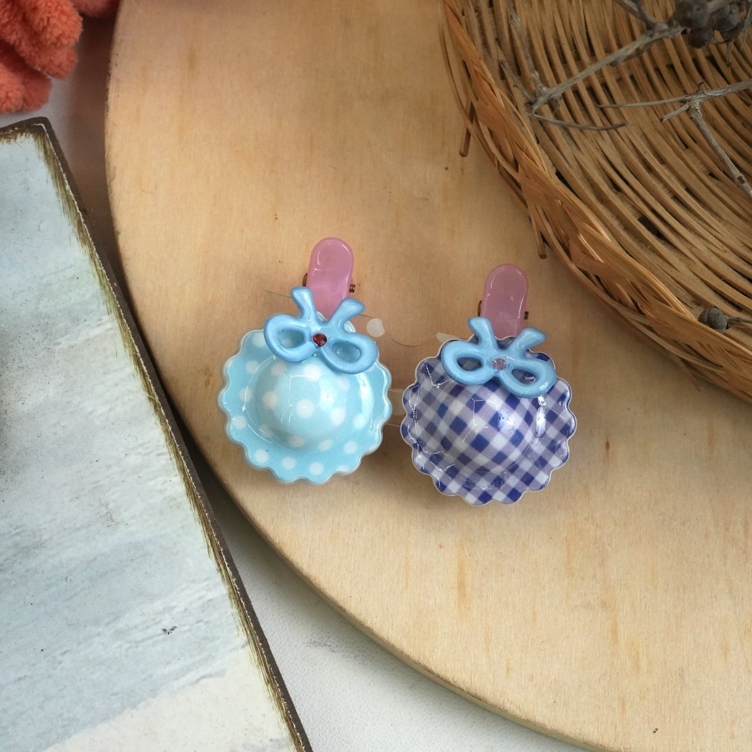 Adorable Bow and Patterned Hair Clips for Kids