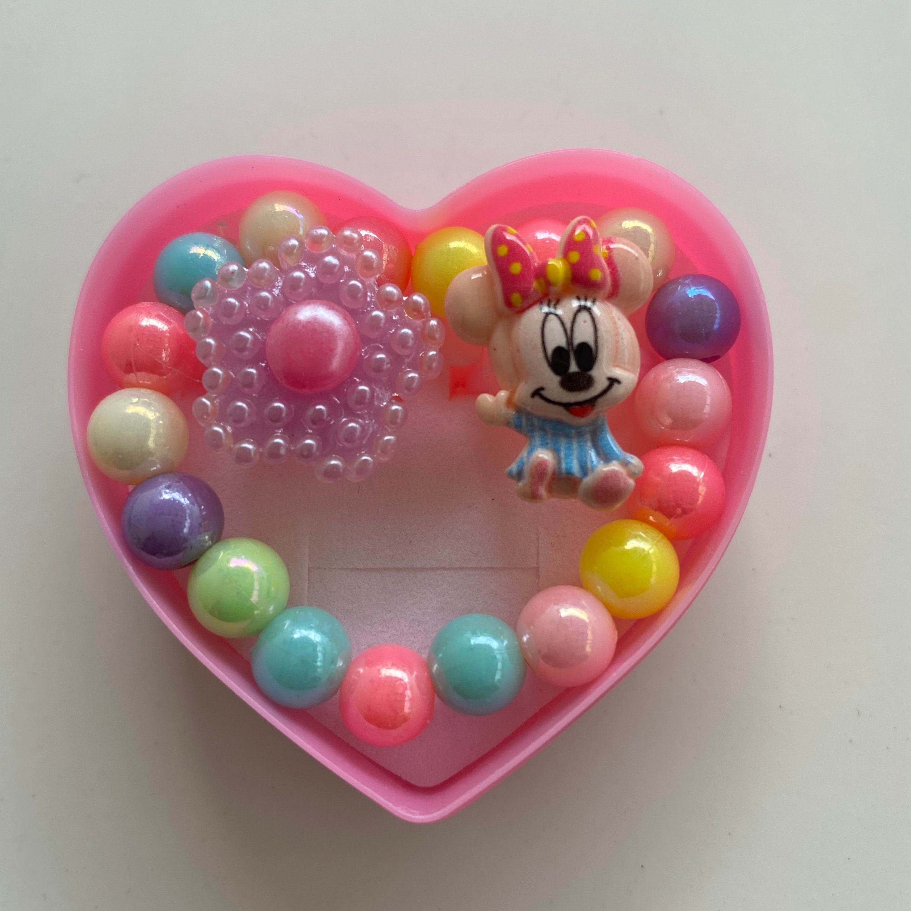 Minnie Charm Bracelet & Rings Set for Kids