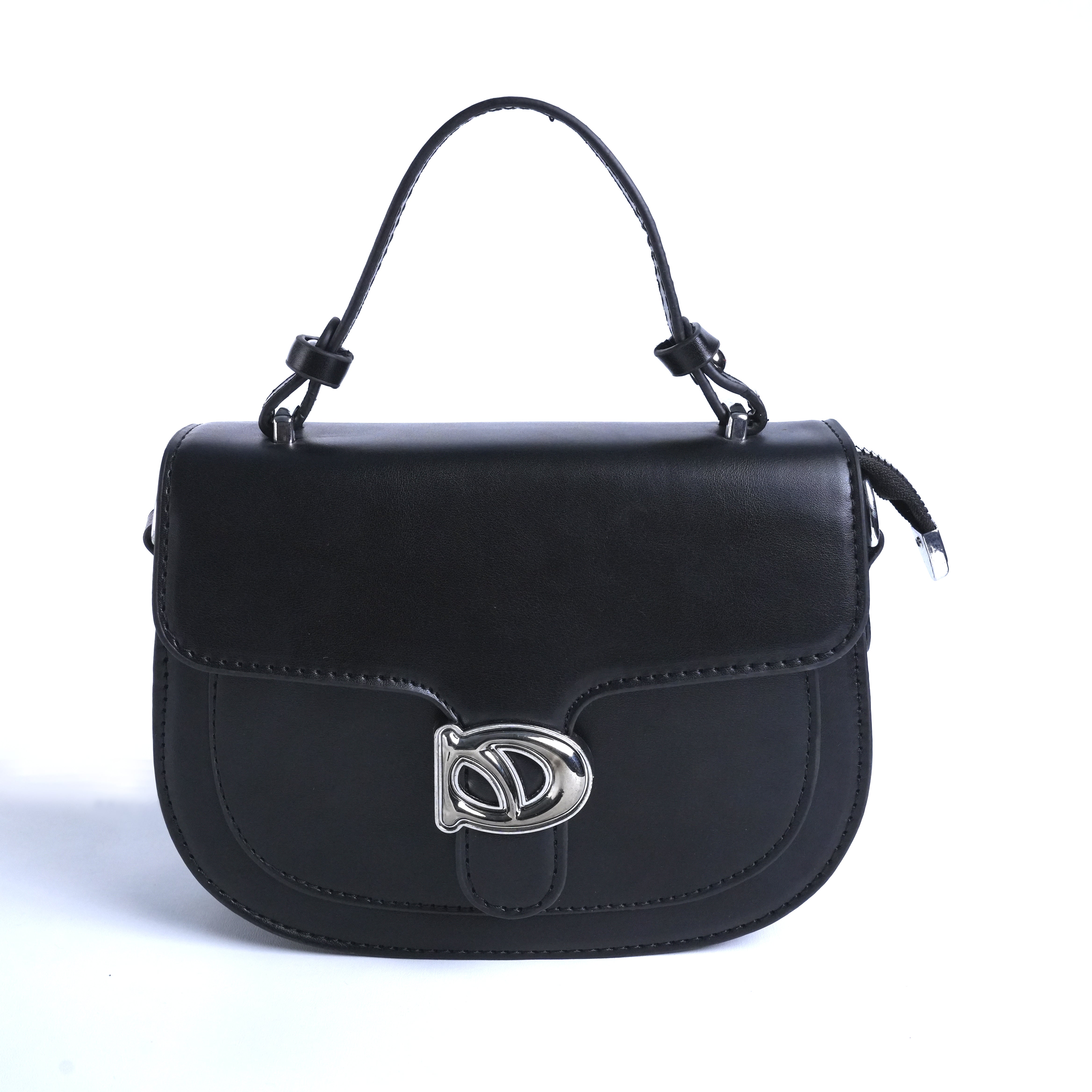 Women Sling Leather Bag With Dual Strap