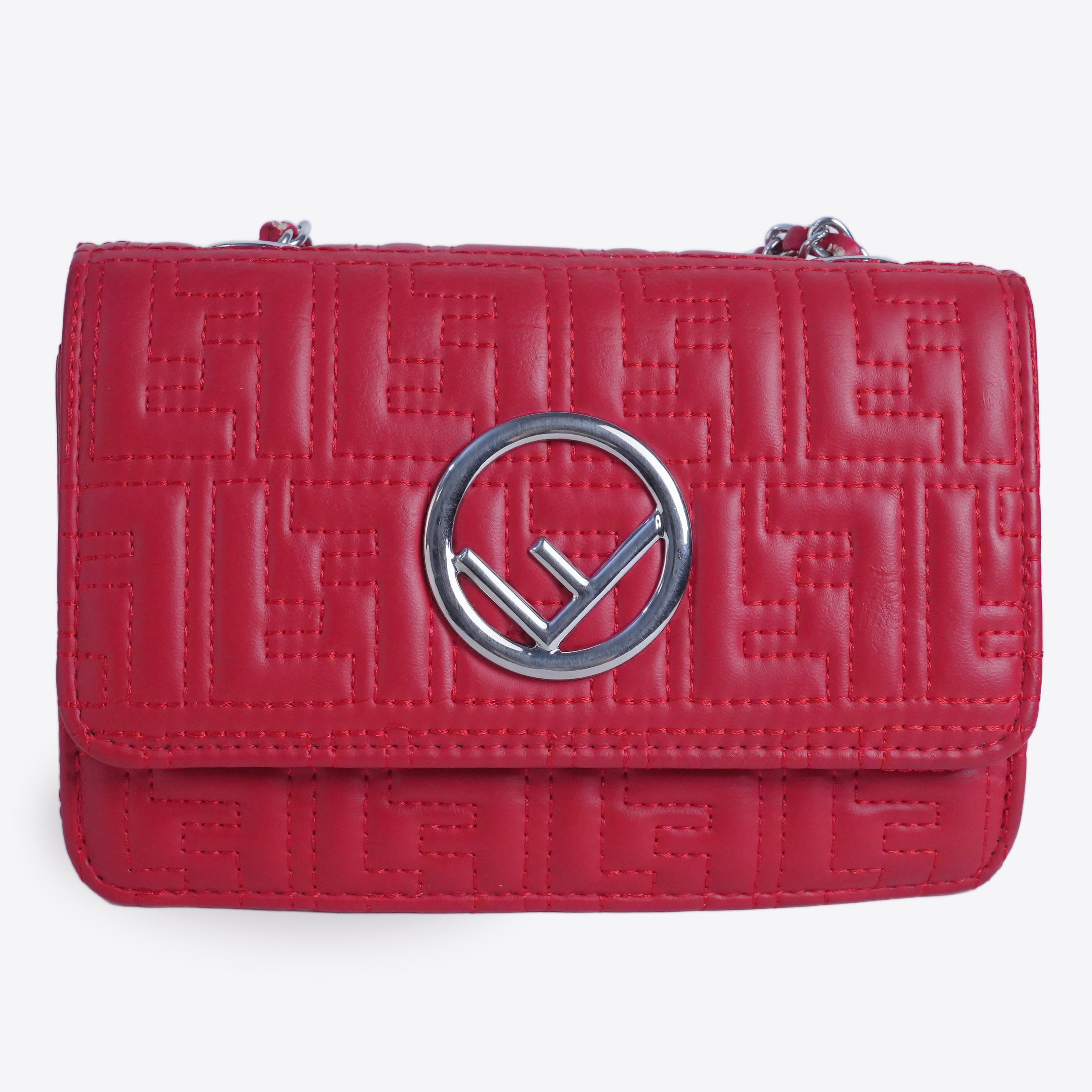Women Textured Leather Crossbody Bag