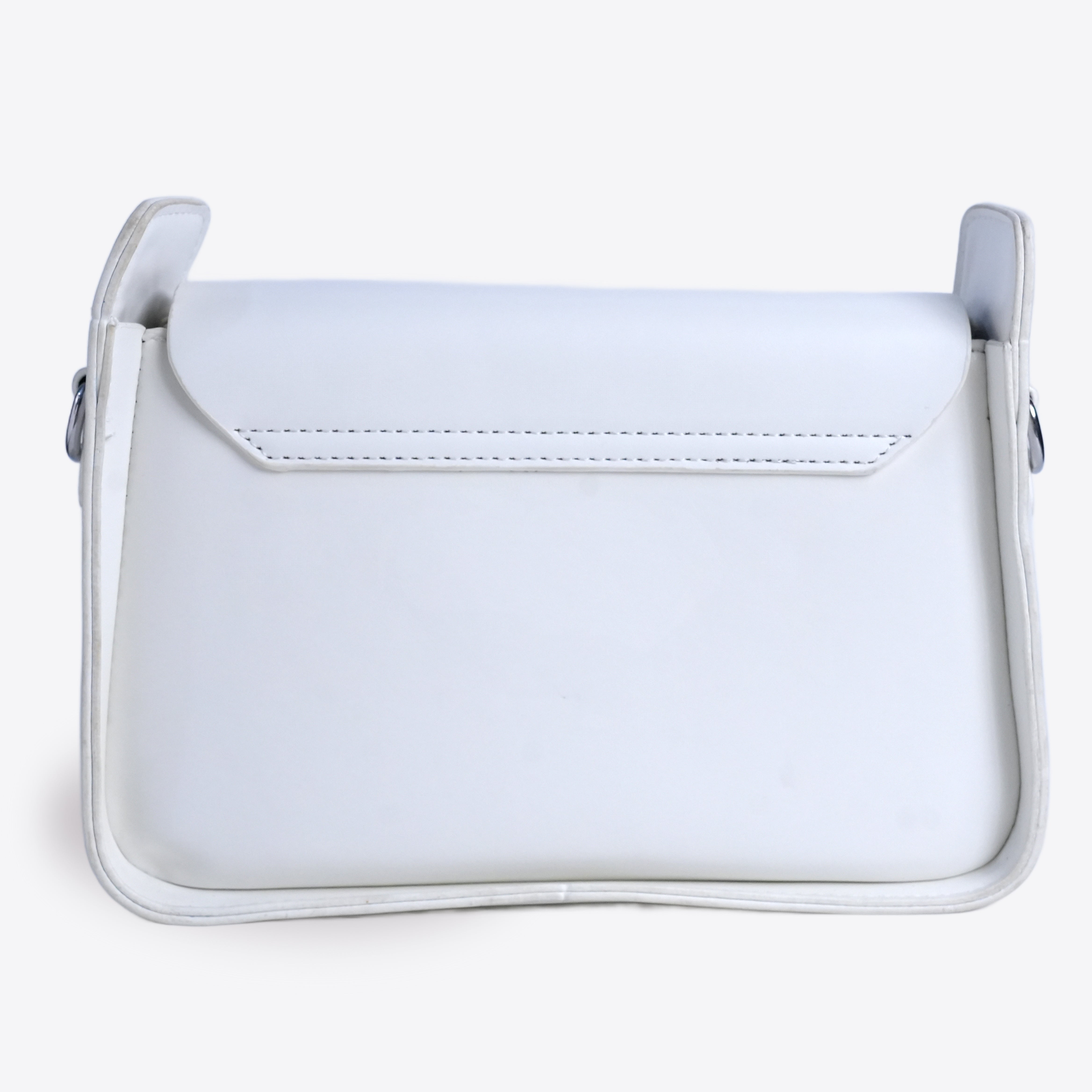 Women Sleek Crossbody Bag White