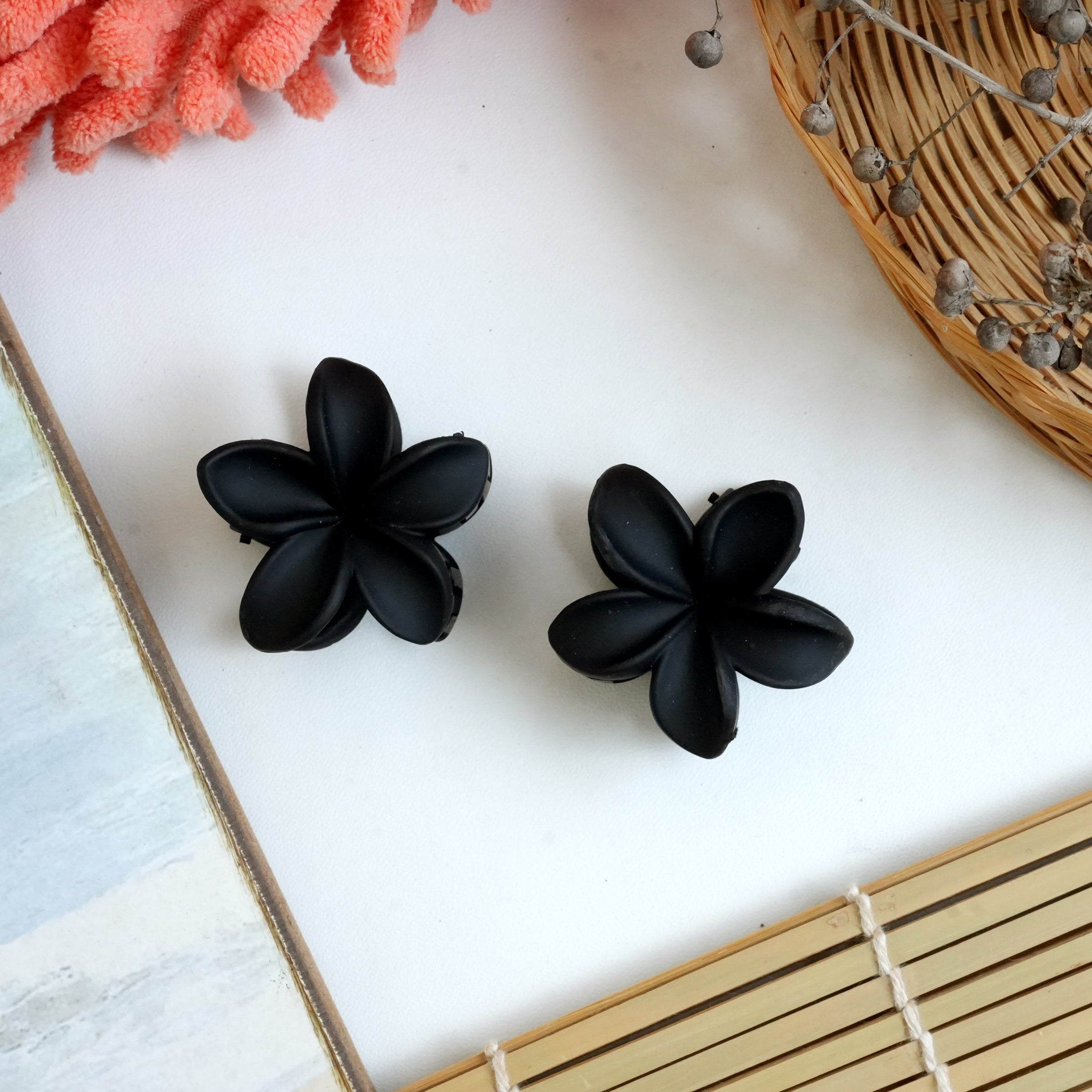 Floral Hair Catchers pair