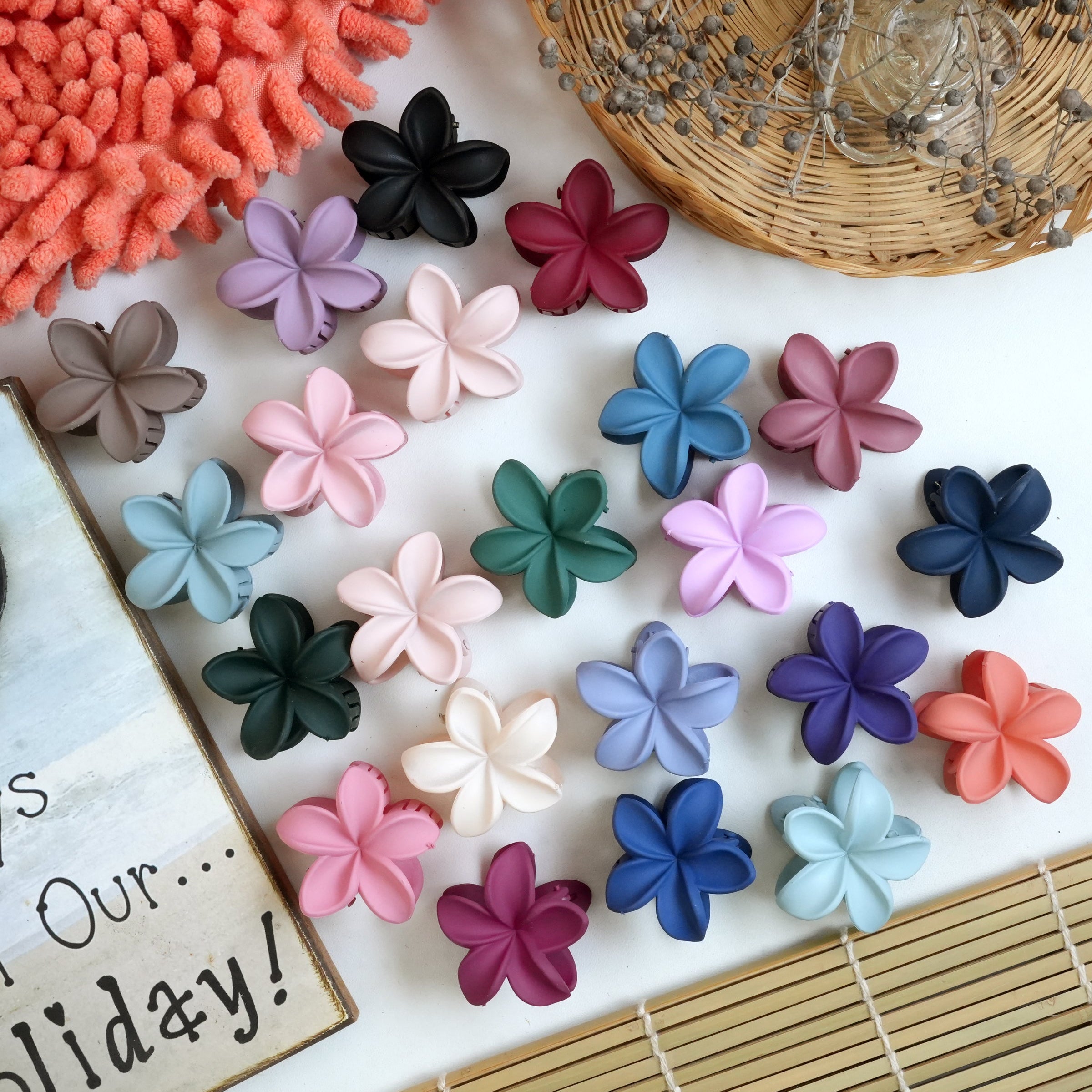 Floral Hair Catchers pair